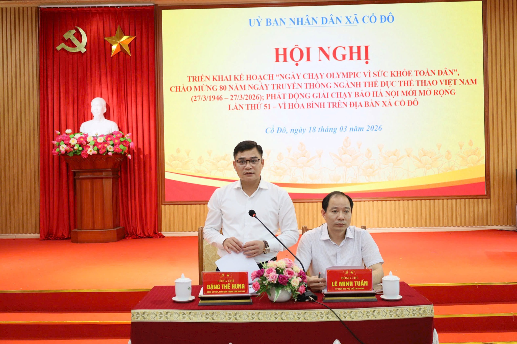 Giám đốc Trung tâm Dịch vụ tổng hợp xã Đặng Thế Hưng