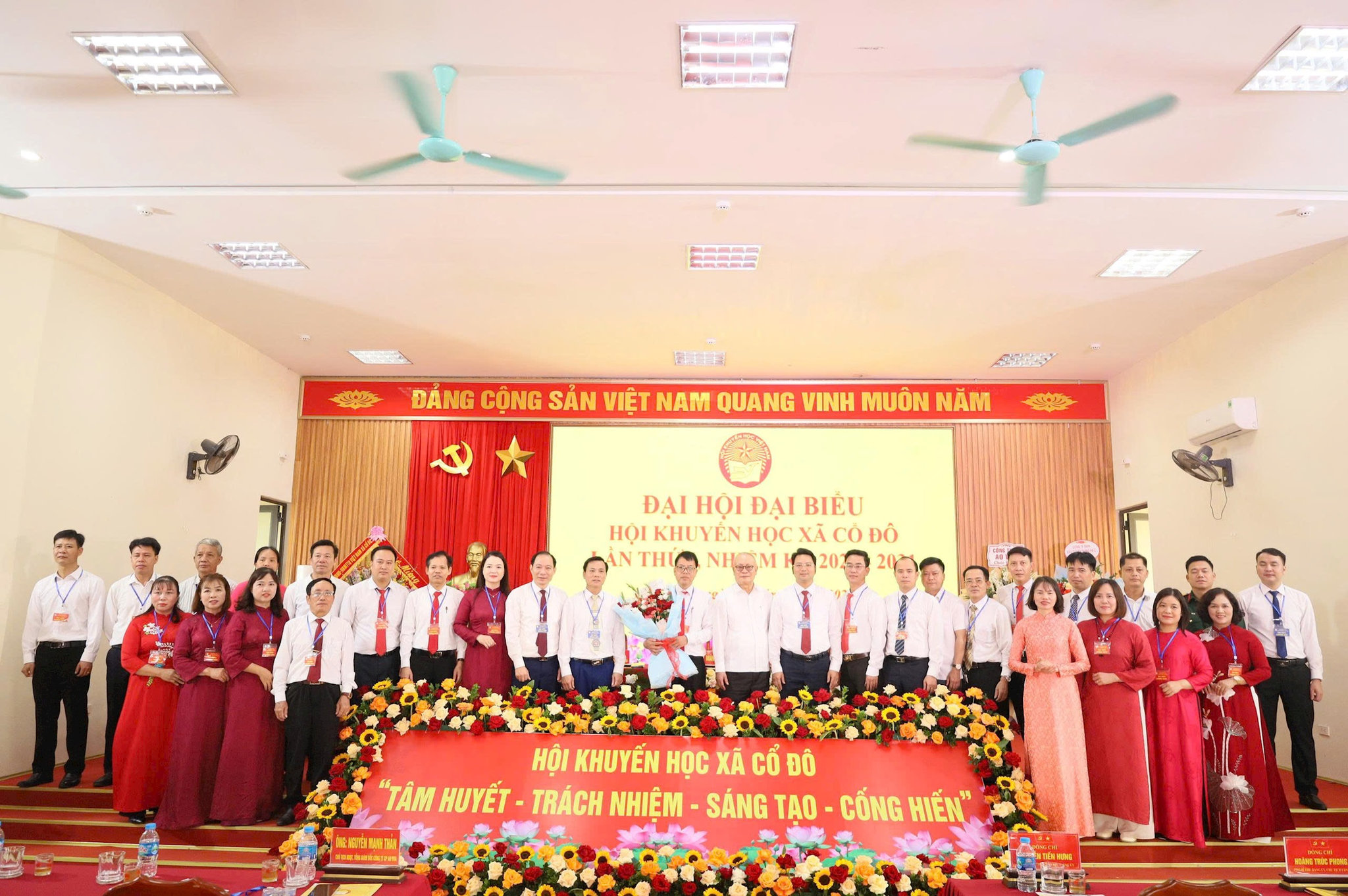 Ban Chấp hành Hội khuyến học xã Cổ Đô nhiệm kỳ 2026-2031 ra mắt Đại hộ