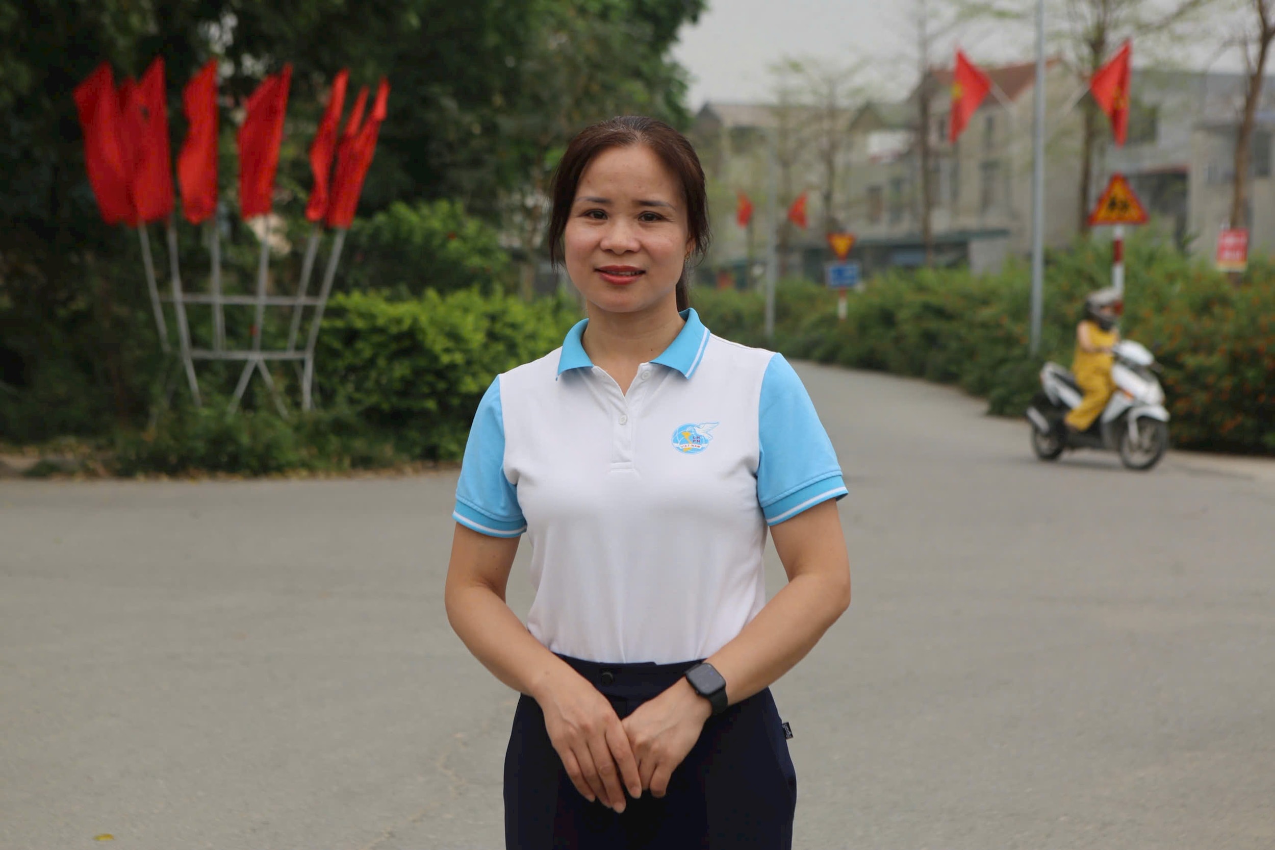 Paní Kieu Thi Quy, členka Asociace žen ve vesnici Liep Mai, obec Kieu Phu, Hanoj. Foto: PV