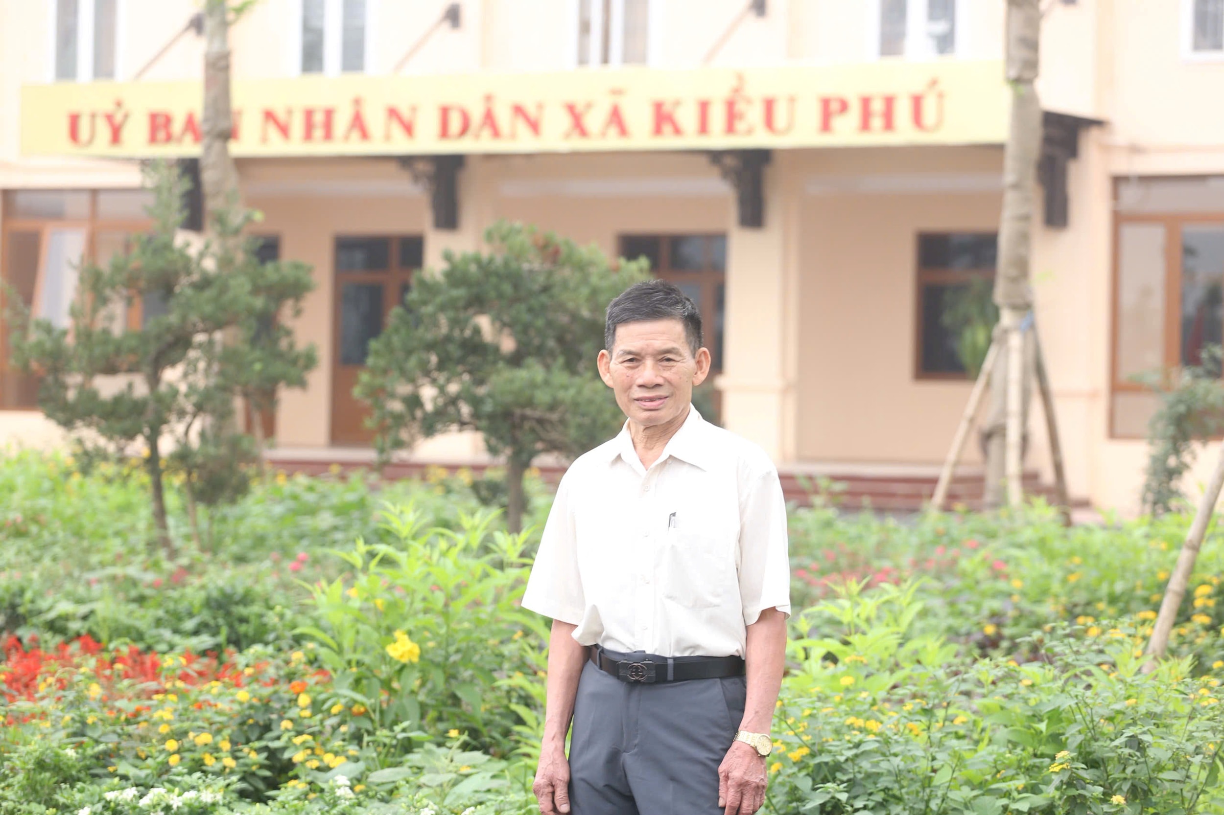 Pan Nguyen Huu Ve (79 let), vedoucí vesnice vesničky Van Khe, obec Kieu Phu, Hanoj. Foto: PV