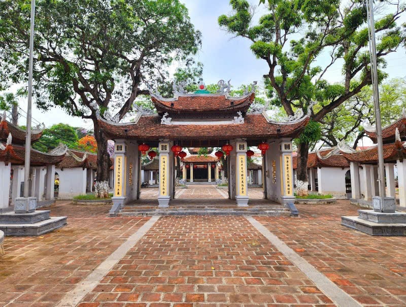 Đình Đăm được xếp hạng Di tích kiến trúc nghệ thuật cấp quốc gia. Ảnh Đ.H