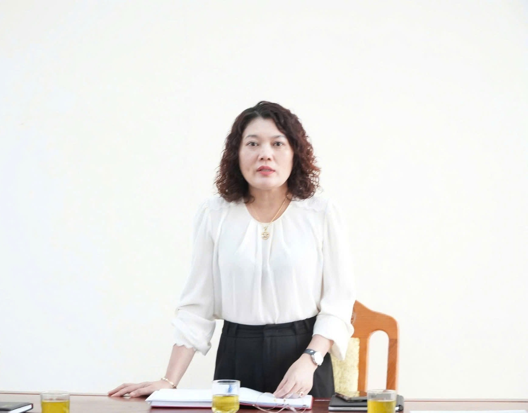 Phó Chủ tịch UBND xã Chuyên Mỹ Nguyễn Thị Thùy Hương: 