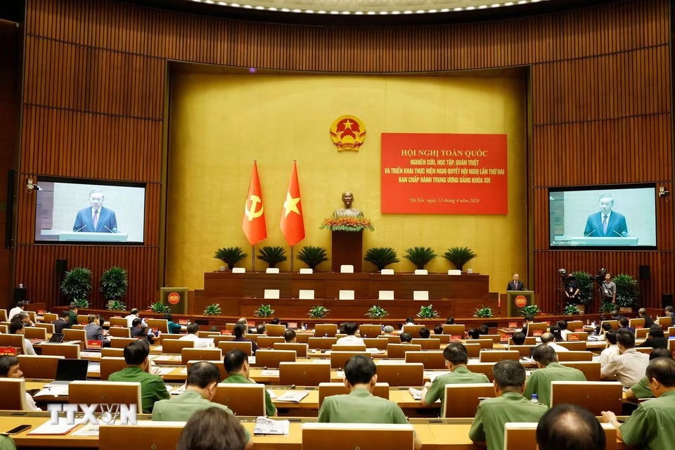 Trực tiếp] Hội nghị toàn quốc quán triệt, triển khai thực hiện Nghị quyết  Trung ương 2 (khóa XIV)