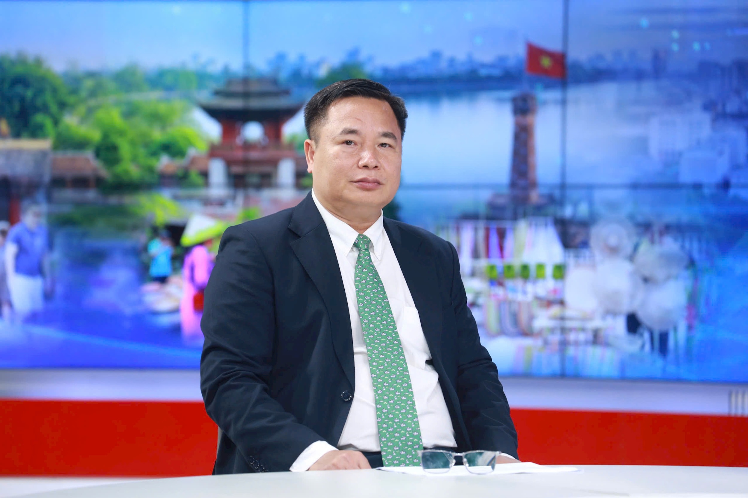 Tiến sĩ Nguyễn Anh Tuấn, Viện trưởng Viện Kinh tế Du lịch, Hiệp hội Du lịch Việt Nam tại chương trình. Ảnh: Phạm Hung