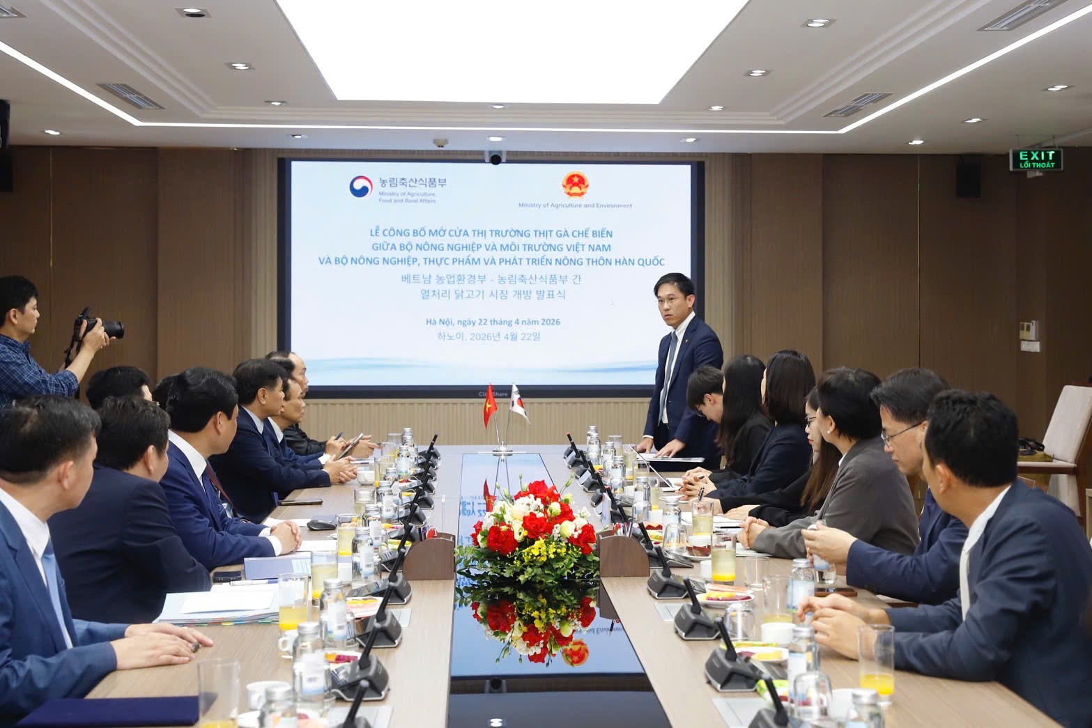 Lễ công bố diễn ra tại Hà Nội ngày 22-4-2026. Ảnh: Khương Trung