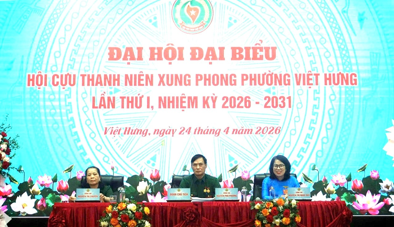 Đoàn Chủ tịch điều hành Đại hội. Ảnh: B.Duy