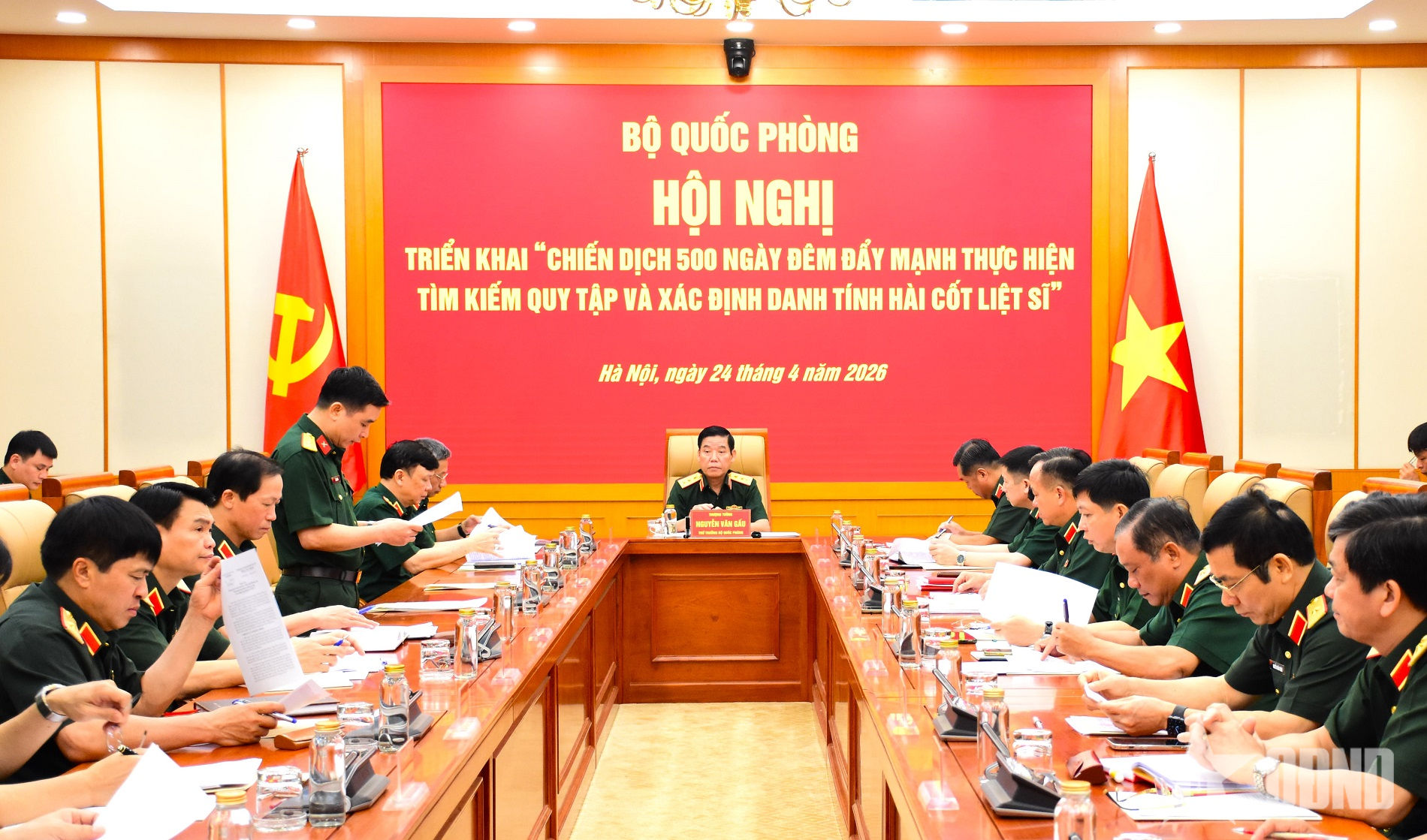 Đẩy mạnh Chiến dịch 500 ngày đêm tìm kiếm, quy tập và xác định danh tính hài cốt liệt sĩ