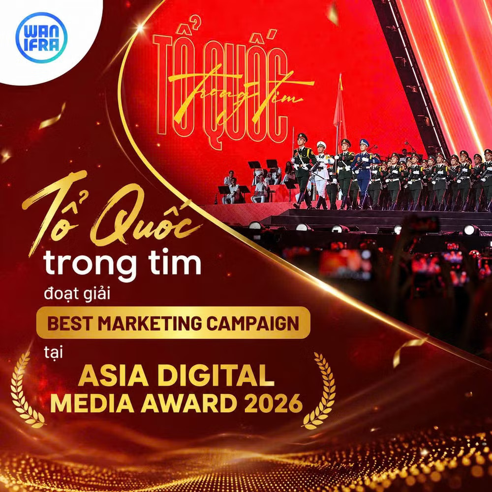 Chương trình chính luận nghệ thuật Tổ quốc trong tim đoạt giải Chiến dịch truyền thông xuất sắc tại giải Báo chí Kỹ thuật số châu Á (Digital Media Award Asia) 2026. z7771158914577-b780bb4d6fb592a7aeb611a040bbb40a.jpg