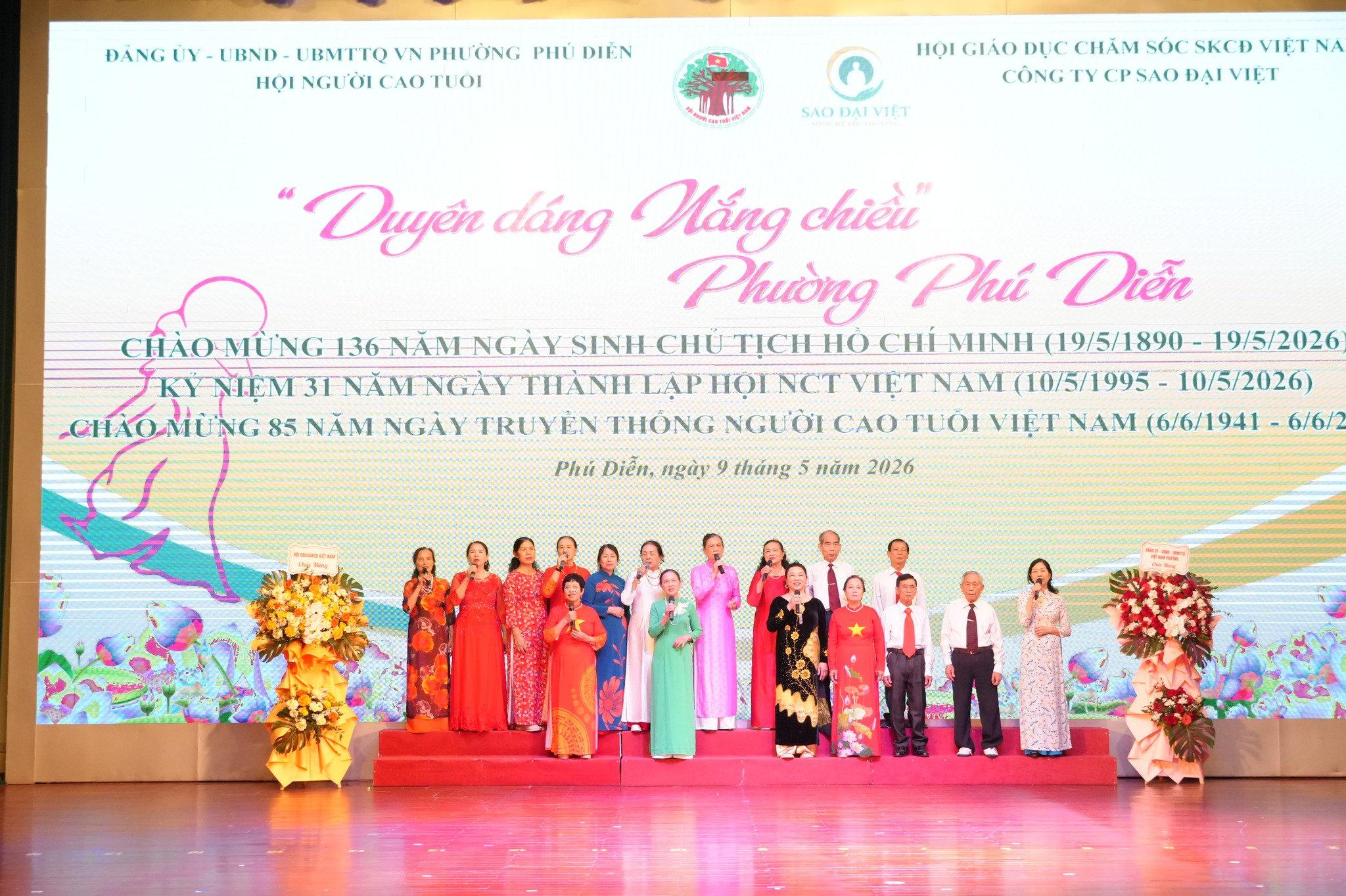 Chương trình nhằm góp phần nâng cao sức khỏe, đời sống tinh thần của người cao tuổi.
