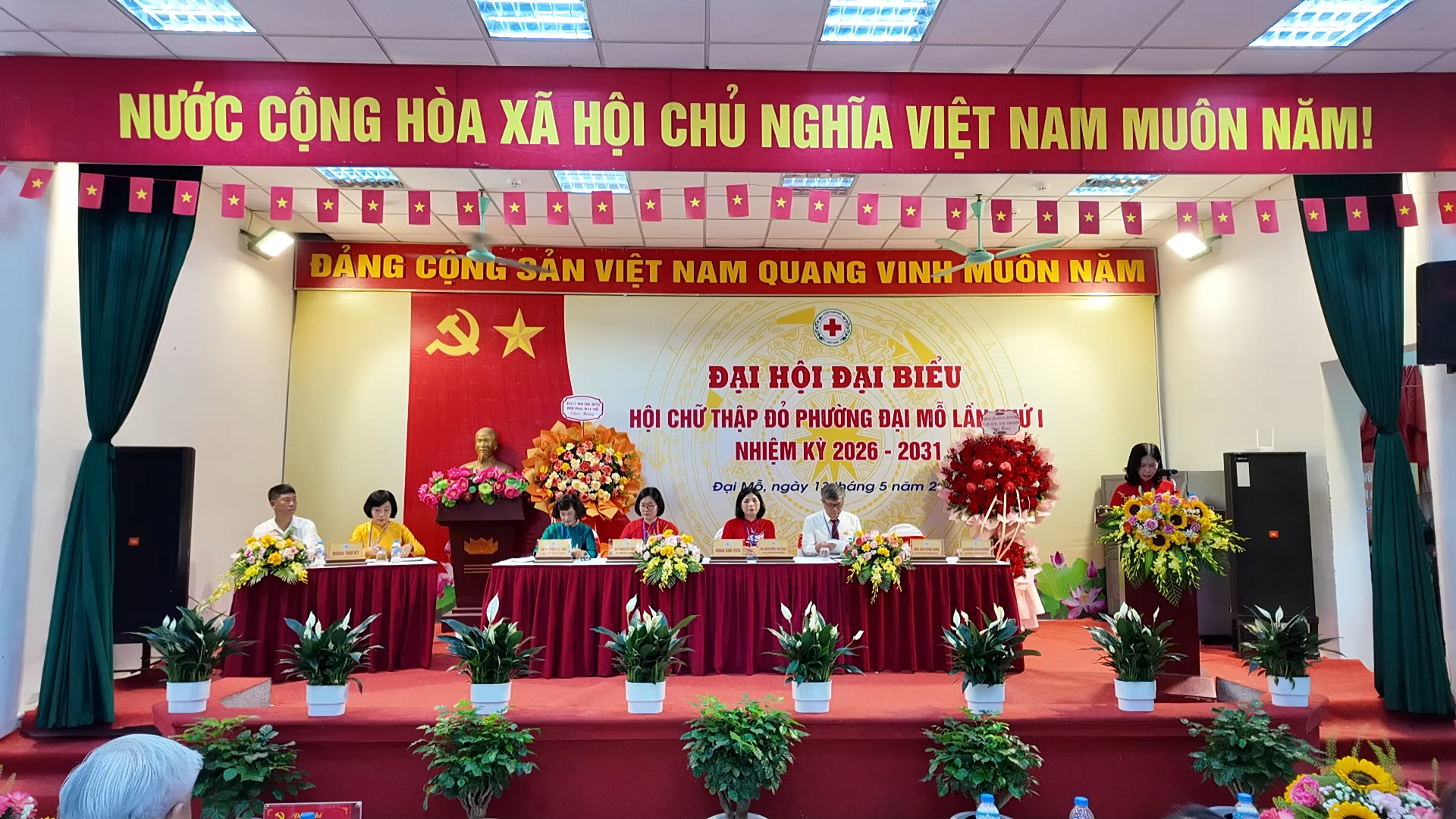 Đại hội đại biểu Hội Chữ thập đỏ phường Đại Mỗ lần thứ I