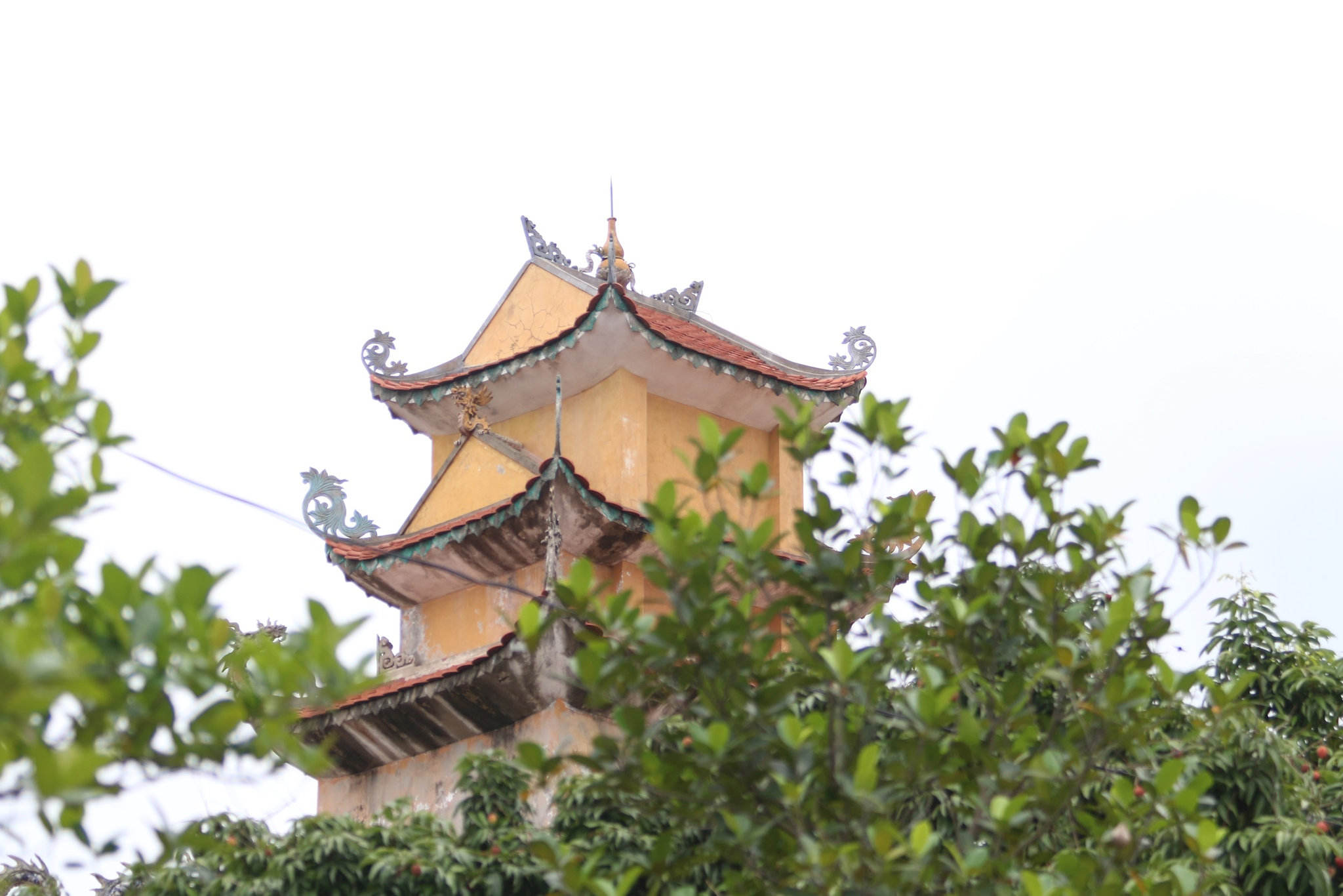 Ngôi nhà Mẫu tại chùa Nội Thôn. Ảnh: Vũ Cường.