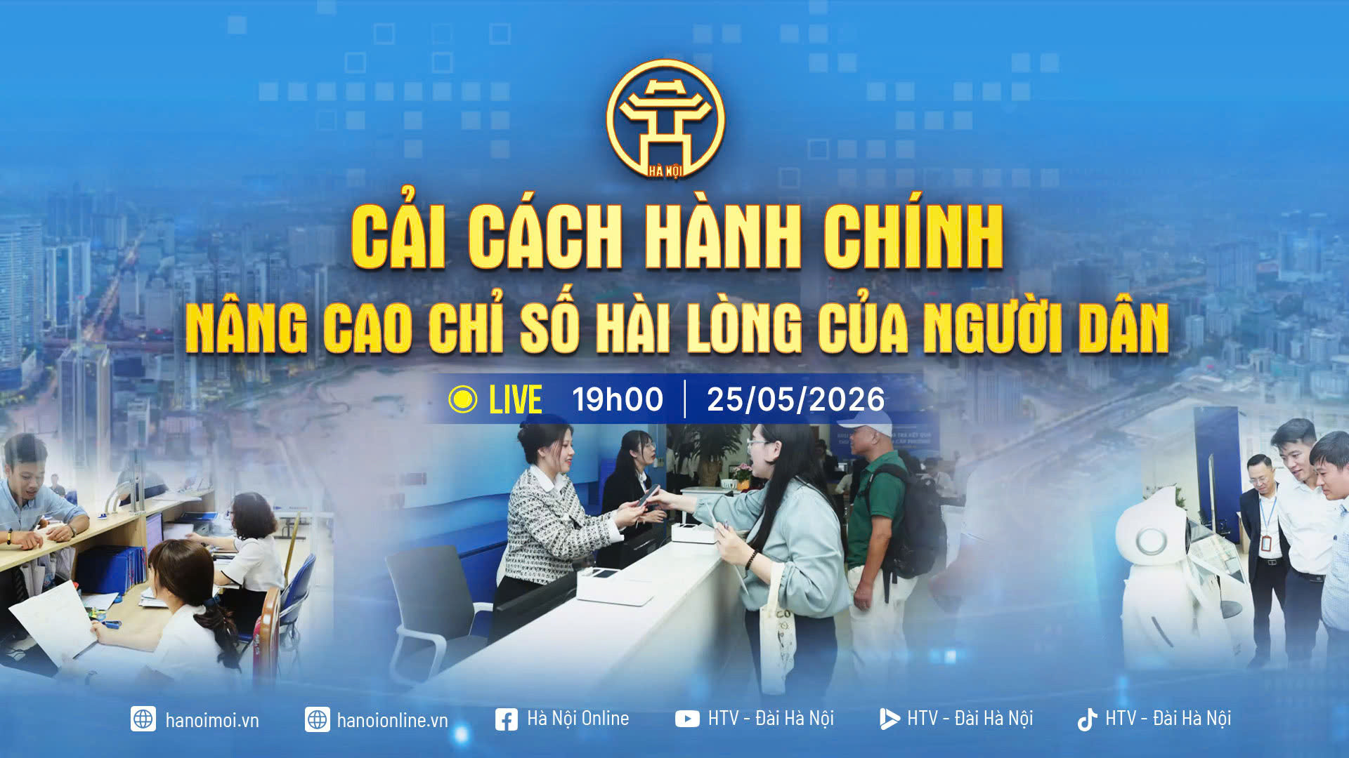 [TRỰC TIẾP] Chương trình thời sự: Cải cách hành chính - Nâng cao chỉ số hài lòng của người dân