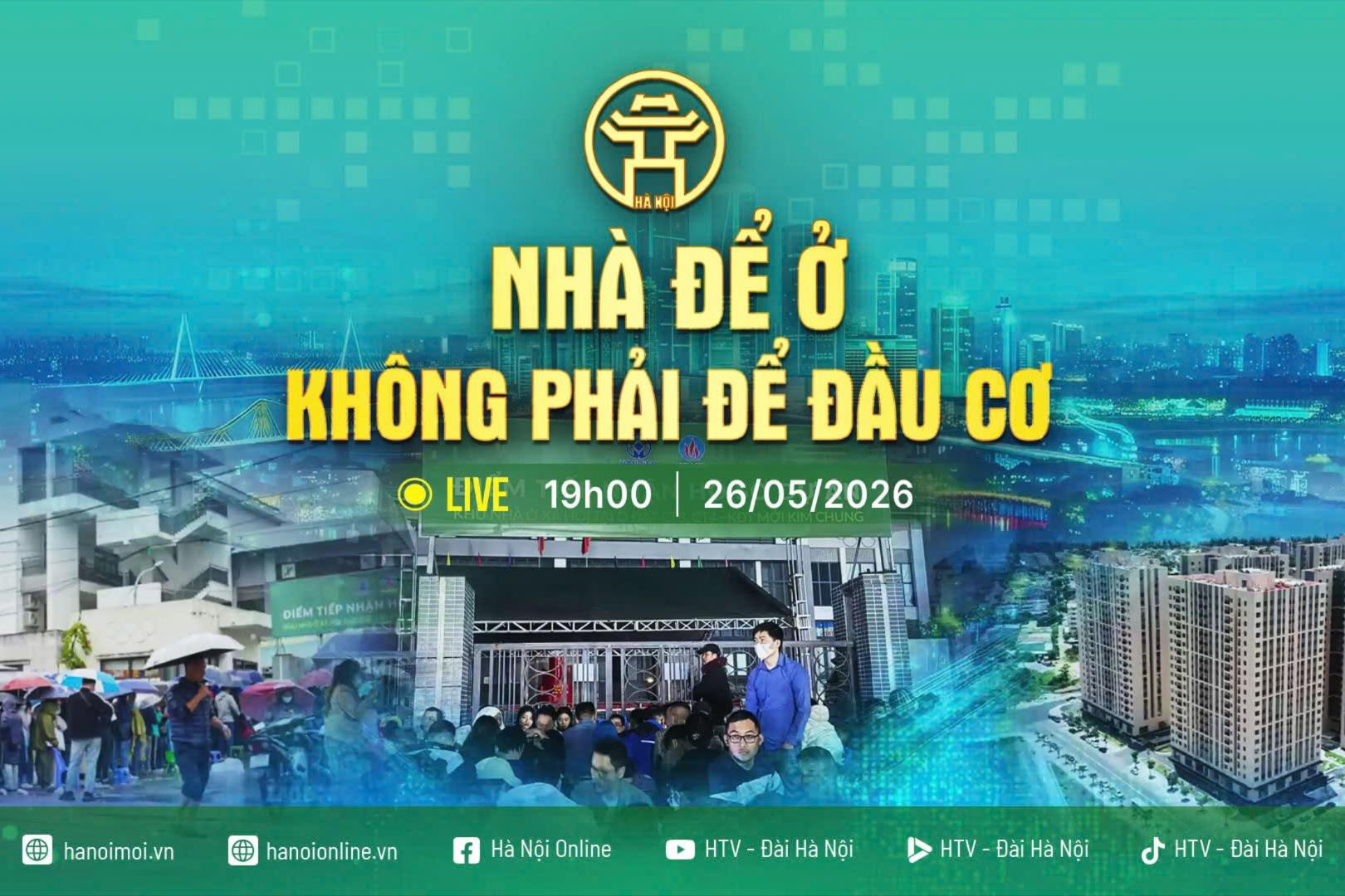 [TRỰC TIẾP] Chương trình thời sự "Nhà để ở, không phải để đầu cơ"