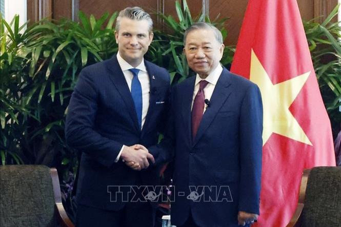 Tổng Bí thư, Chủ tịch nước Tô Lâm tiếp Bộ trưởng Quốc phòng các nước trong khuôn khổ Đối thoại Shangri-la