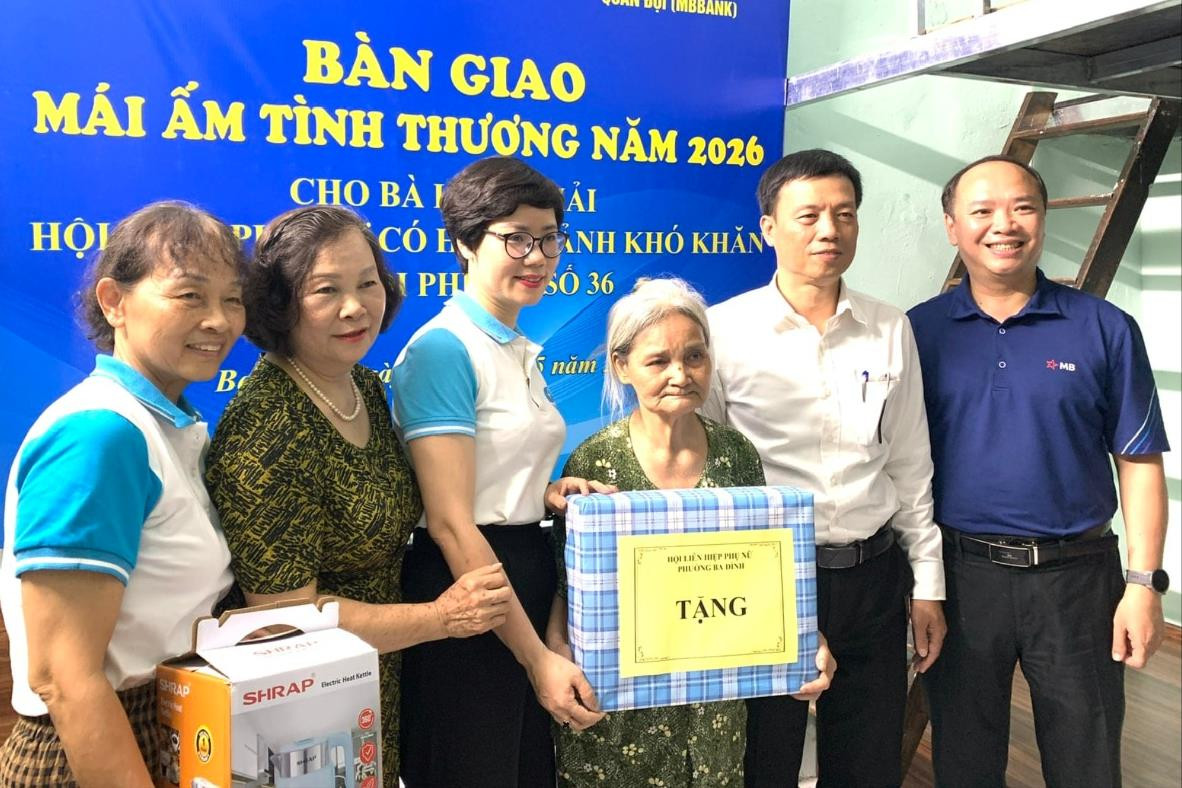 Phường Ba Đình lan tỏa nghĩa tình qua những mái ấm yêu thương
