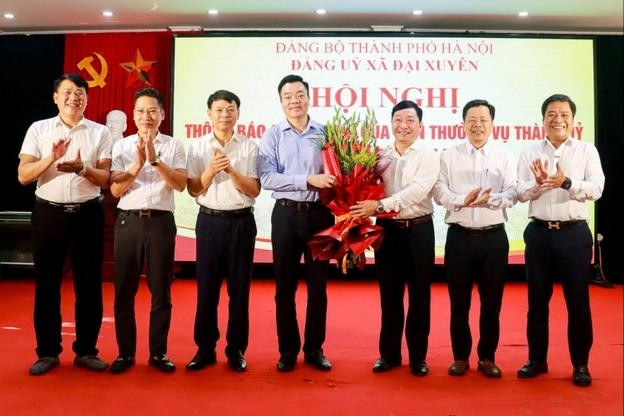 Đồng chí Đào Việt Long giữ chức Bí thư Đảng ủy xã Đại Xuyên