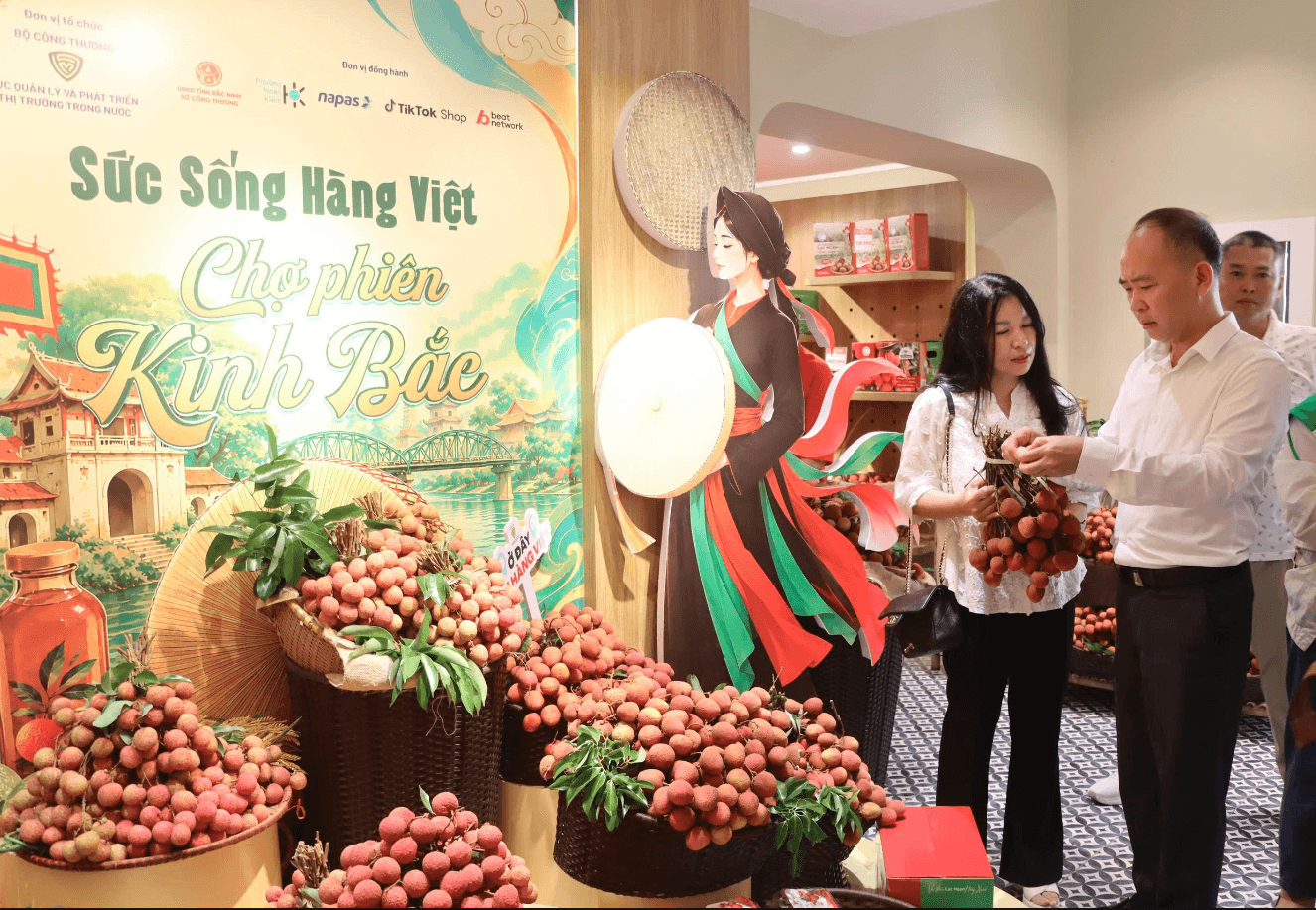 Kết nối đa kênh, mở rộng đầu ra cho vải Thiều Bắc Ninh