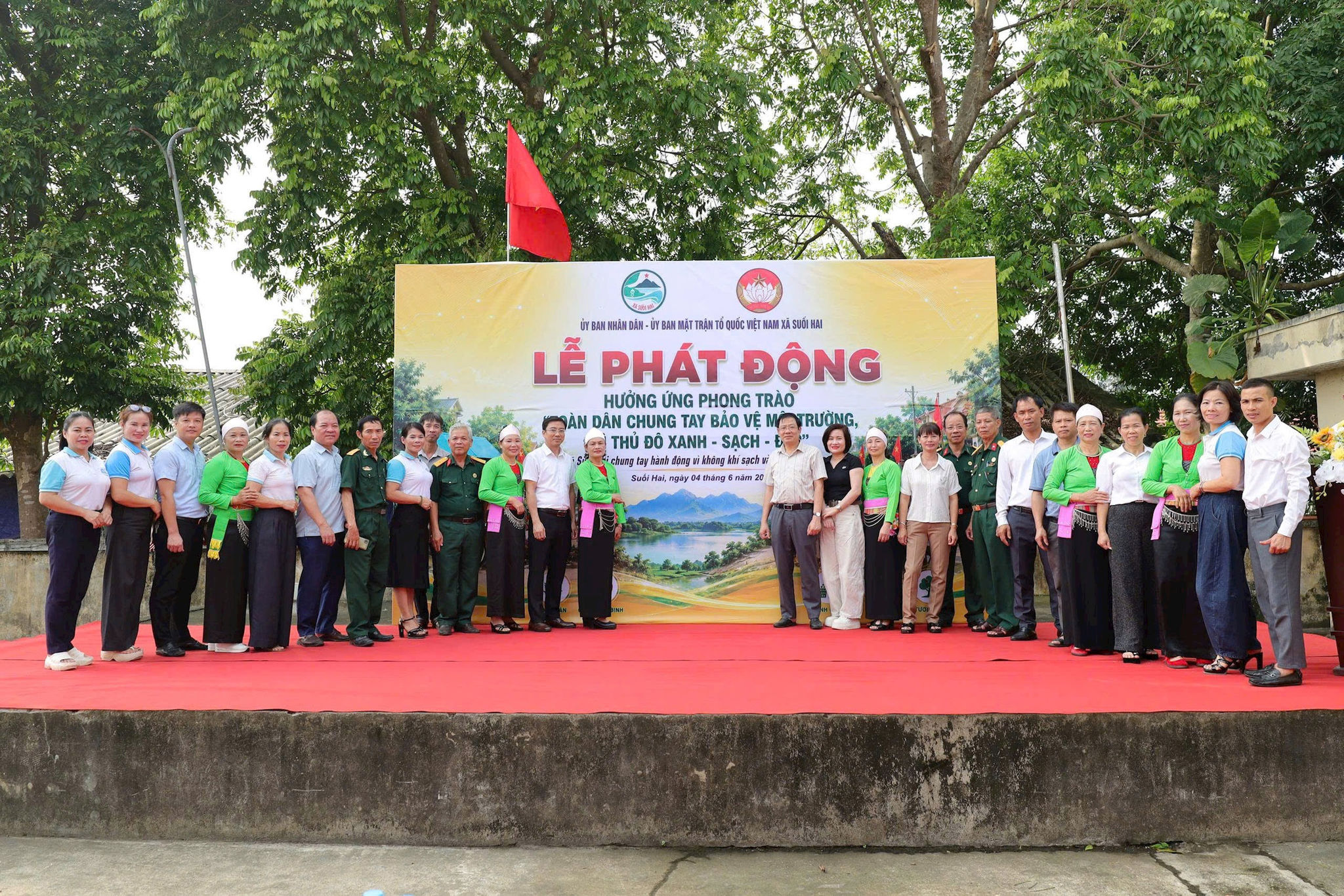 Xã Suối Hai phát động phong trào vì Thủ đô xanh - sạch - đẹp
