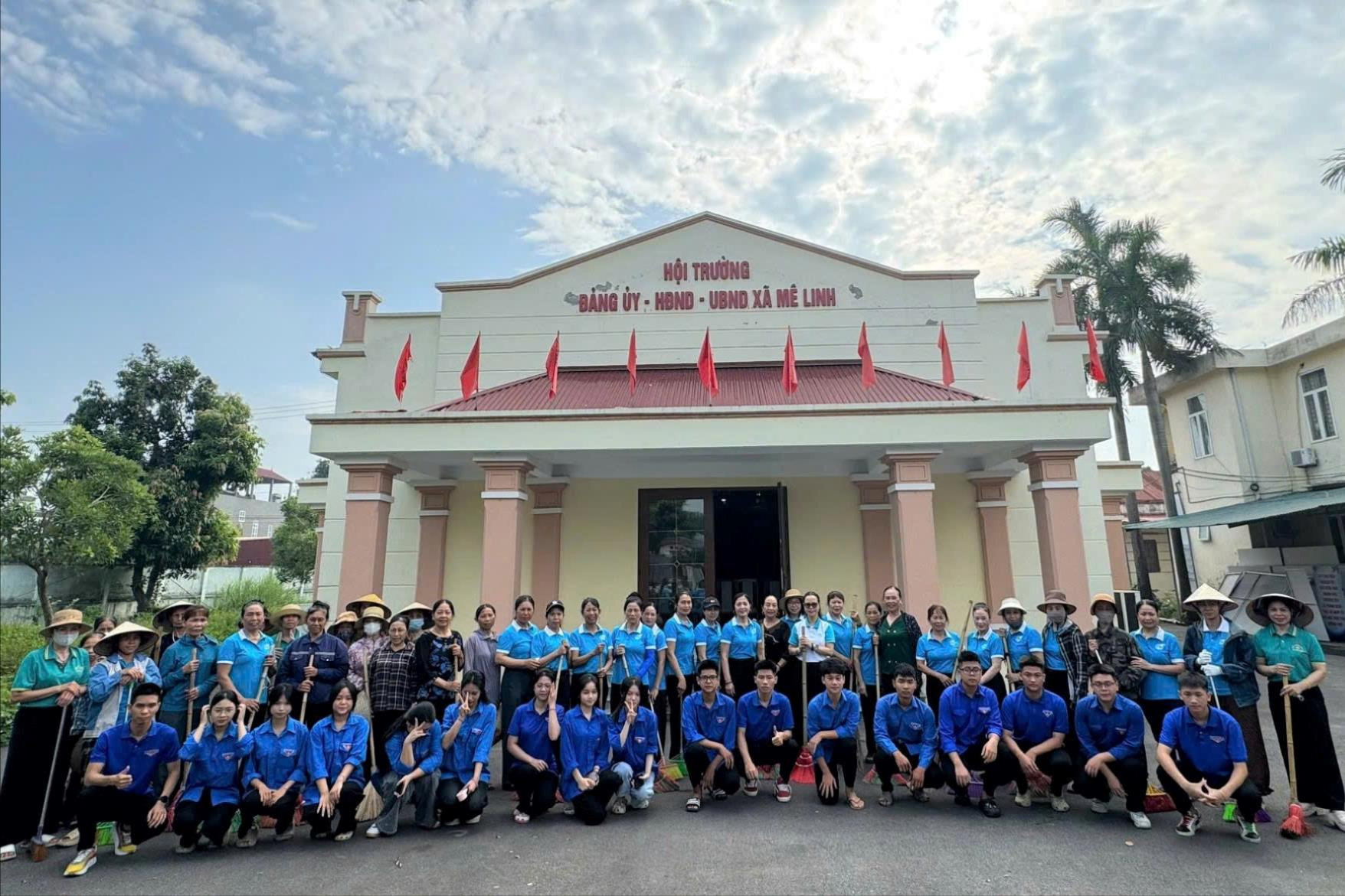 Xã Mê Linh hưởng ứng ngày Môi trường thế giới