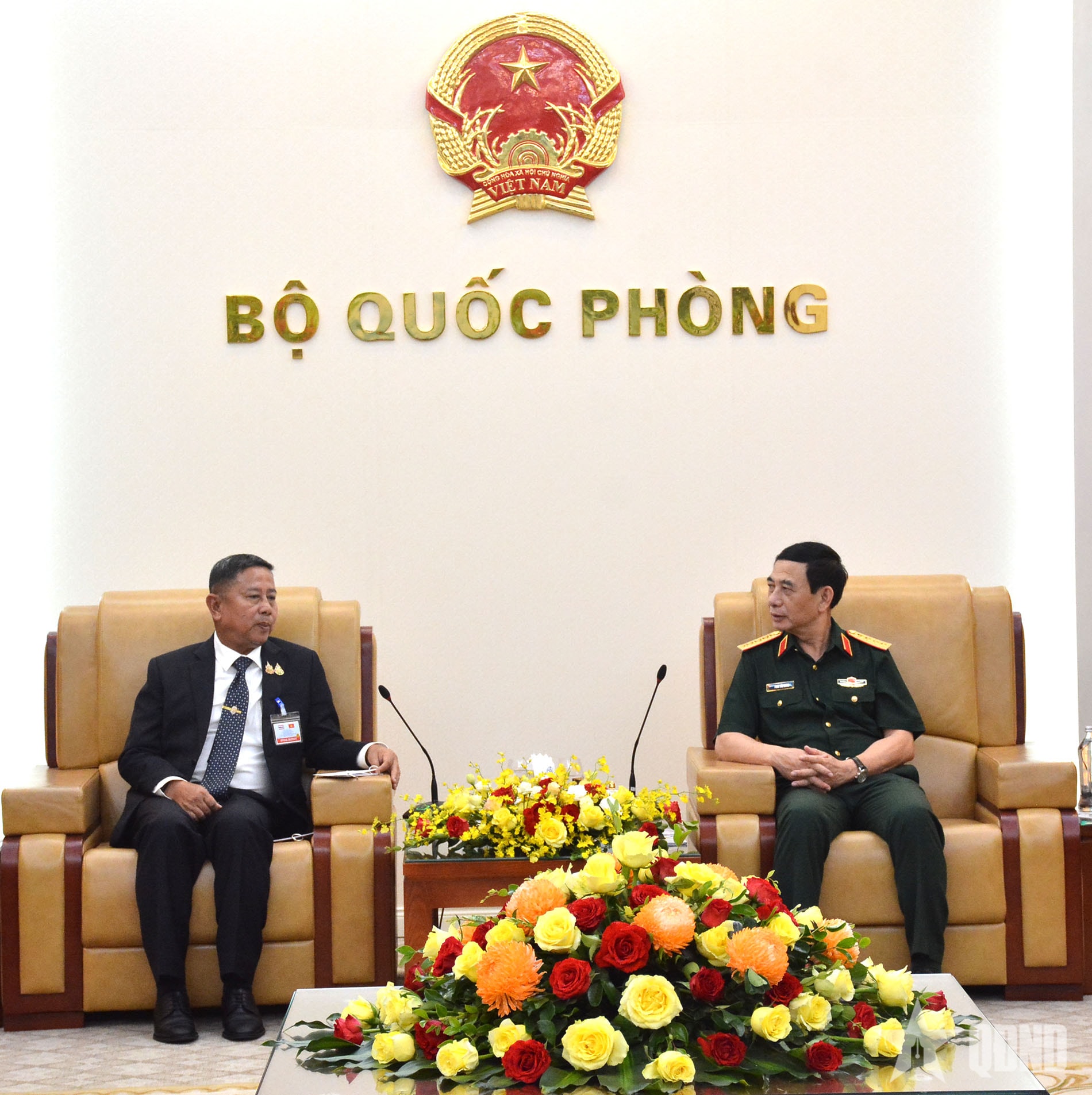 Đại tướng Phan Văn Giang hội kiến Bộ trưởng Quốc phòng Thái Lan