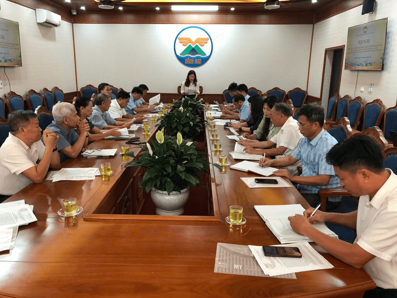 Xã Hồng Sơn tổ chức hội nghị phản biện xã hội về nhiệm vụ phát triển kinh tế - xã hội năm 2026