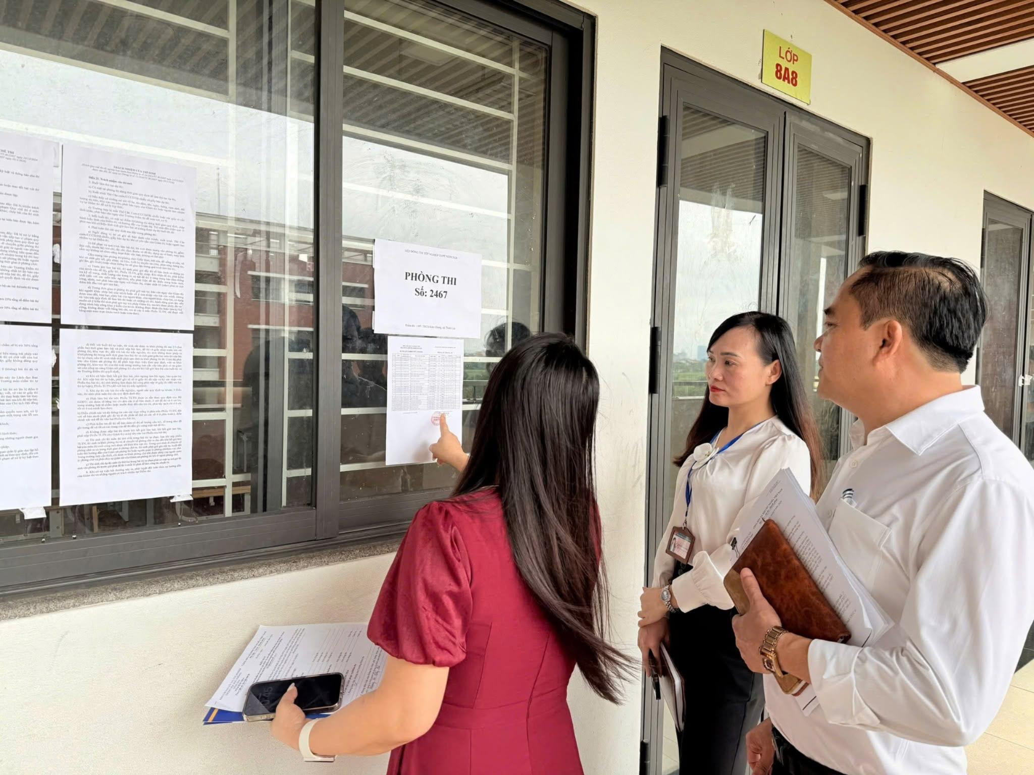 Thiên Lộc kiểm tra, rà soát toàn diện trước Kỳ thi tốt nghiệp THPT năm 2026
