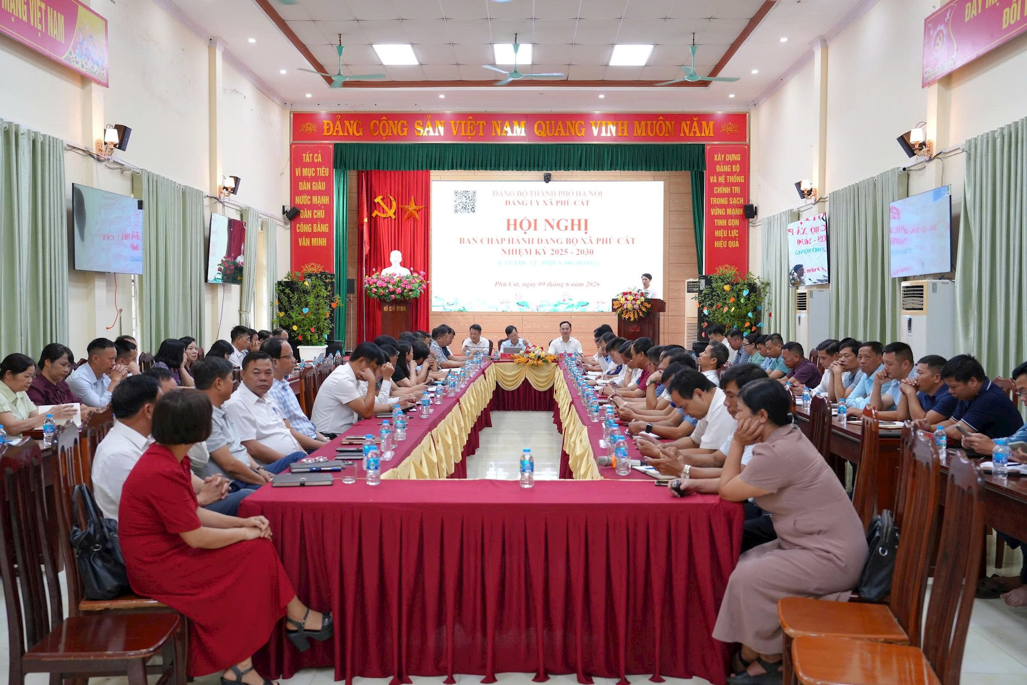 Xã Phú Cát dự kiến giảm còn 13 thôn