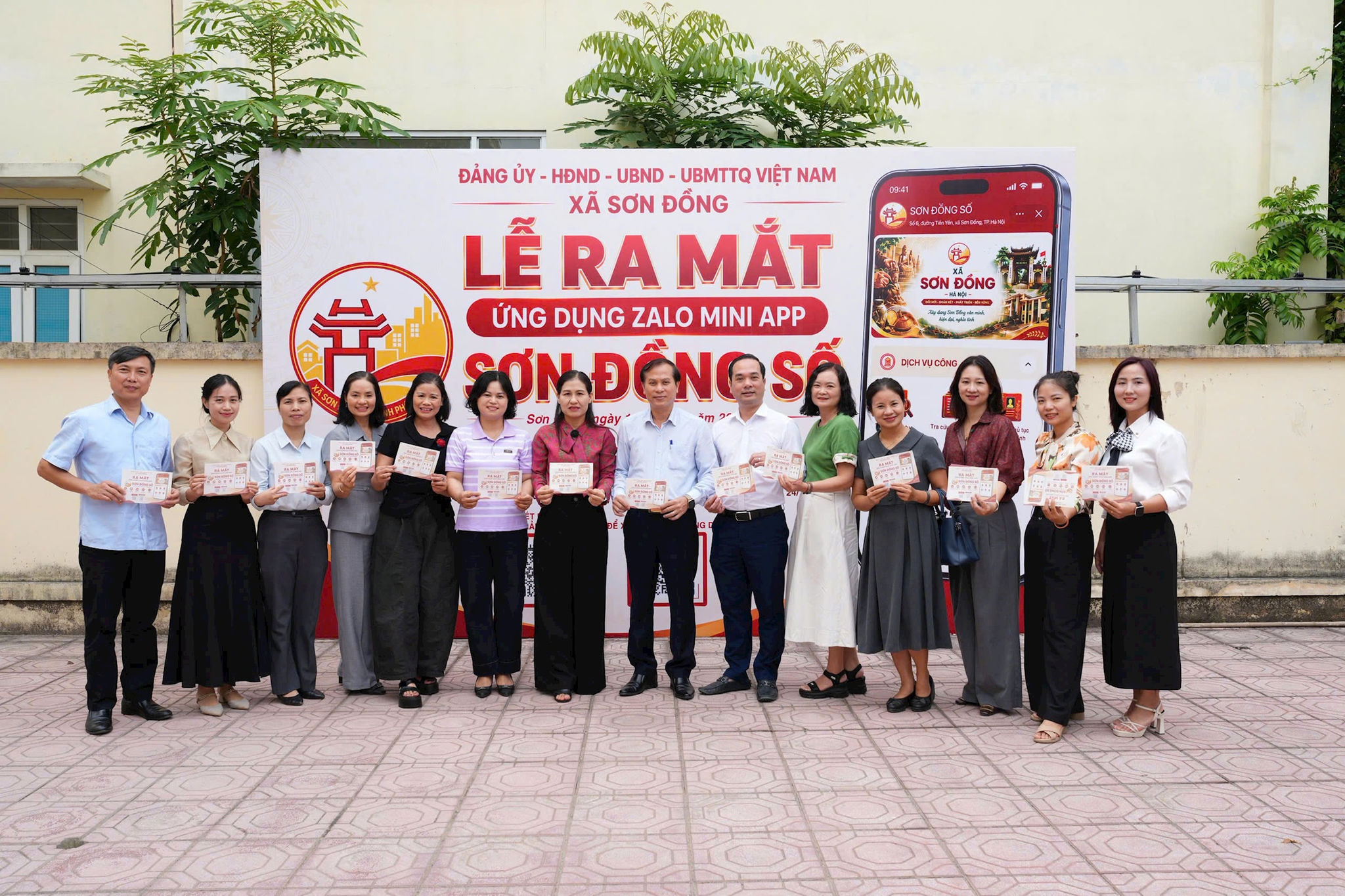 Ra mắt ứng dụng “Sơn Đồng Số”, tăng cường kết nối chính quyền với nhân dân
