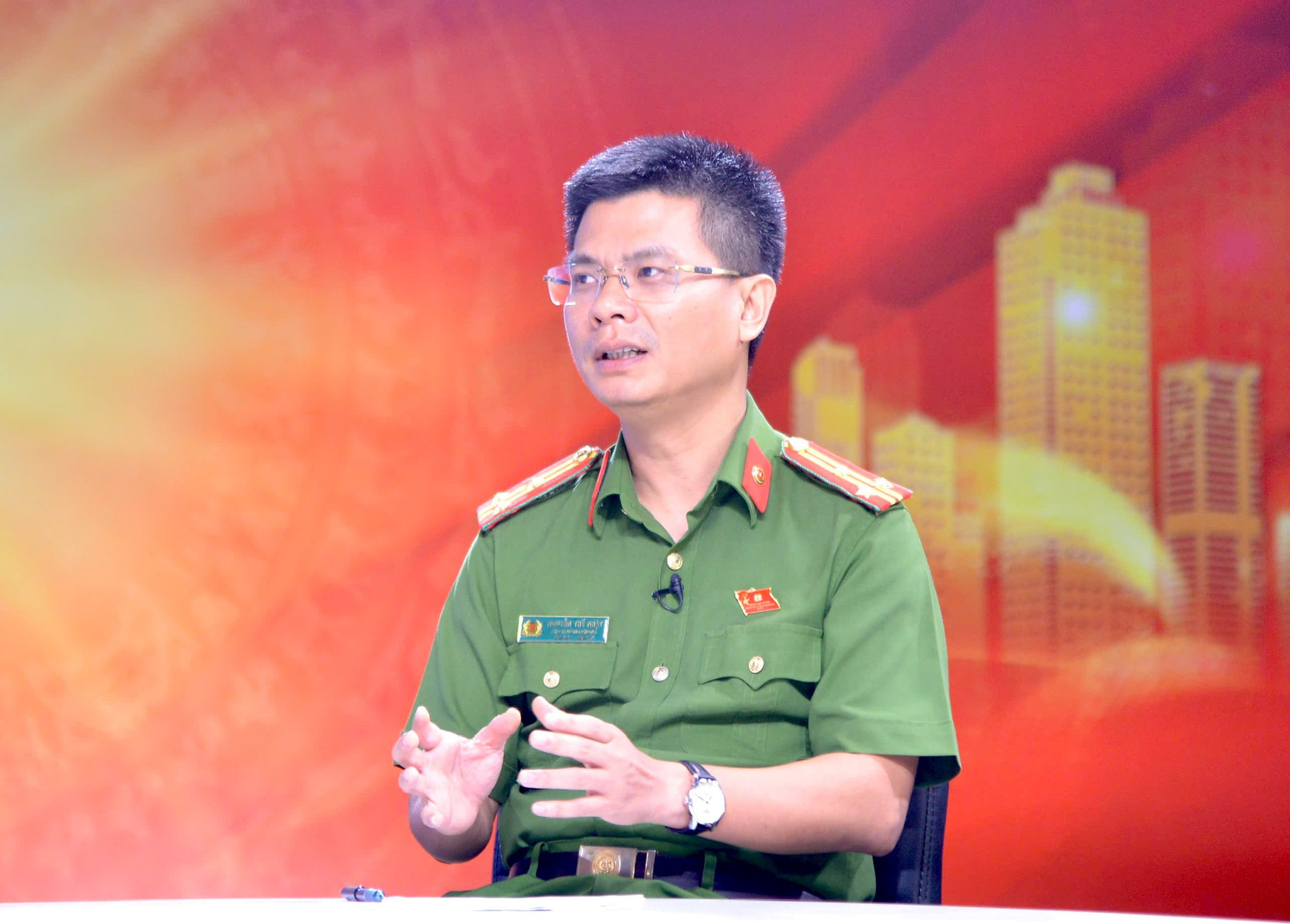 Thượng tá Nguyễn Thế Nhật, Phó Trưởng phòng Cảnh sát điều tra tội phạm về ma túy (Công an thành phố Hà Nội). Ảnh: Viết Thành