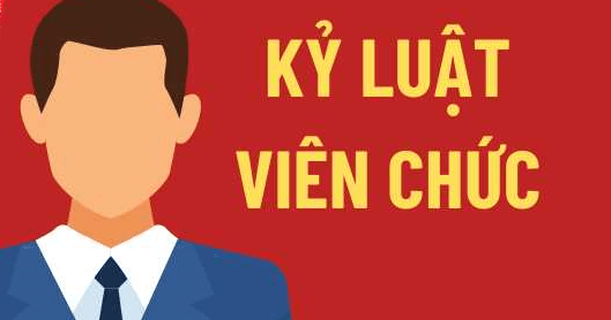 4 hình thức kỷ luật đối với viên chức