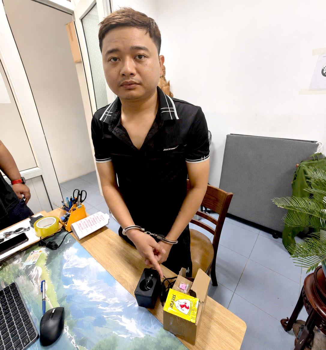 Đối tượng Hà Xuân Anh Đức. Ảnh: NĐ