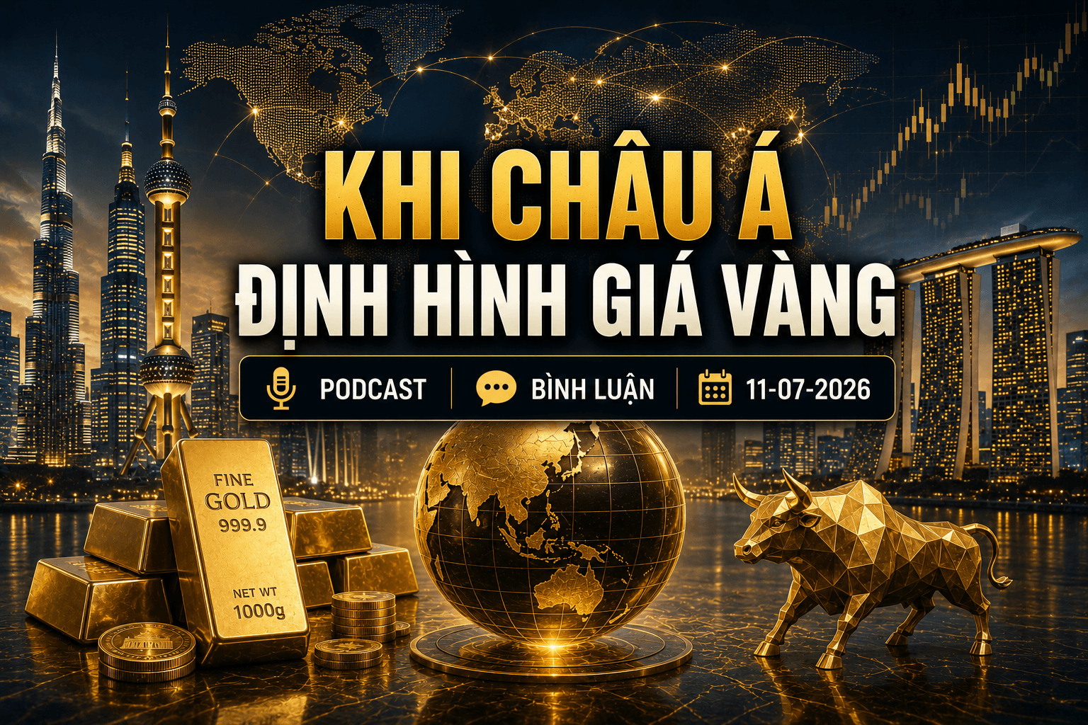 [Podcast cuối tuần] Khi châu Á viết lại bản đồ vàng