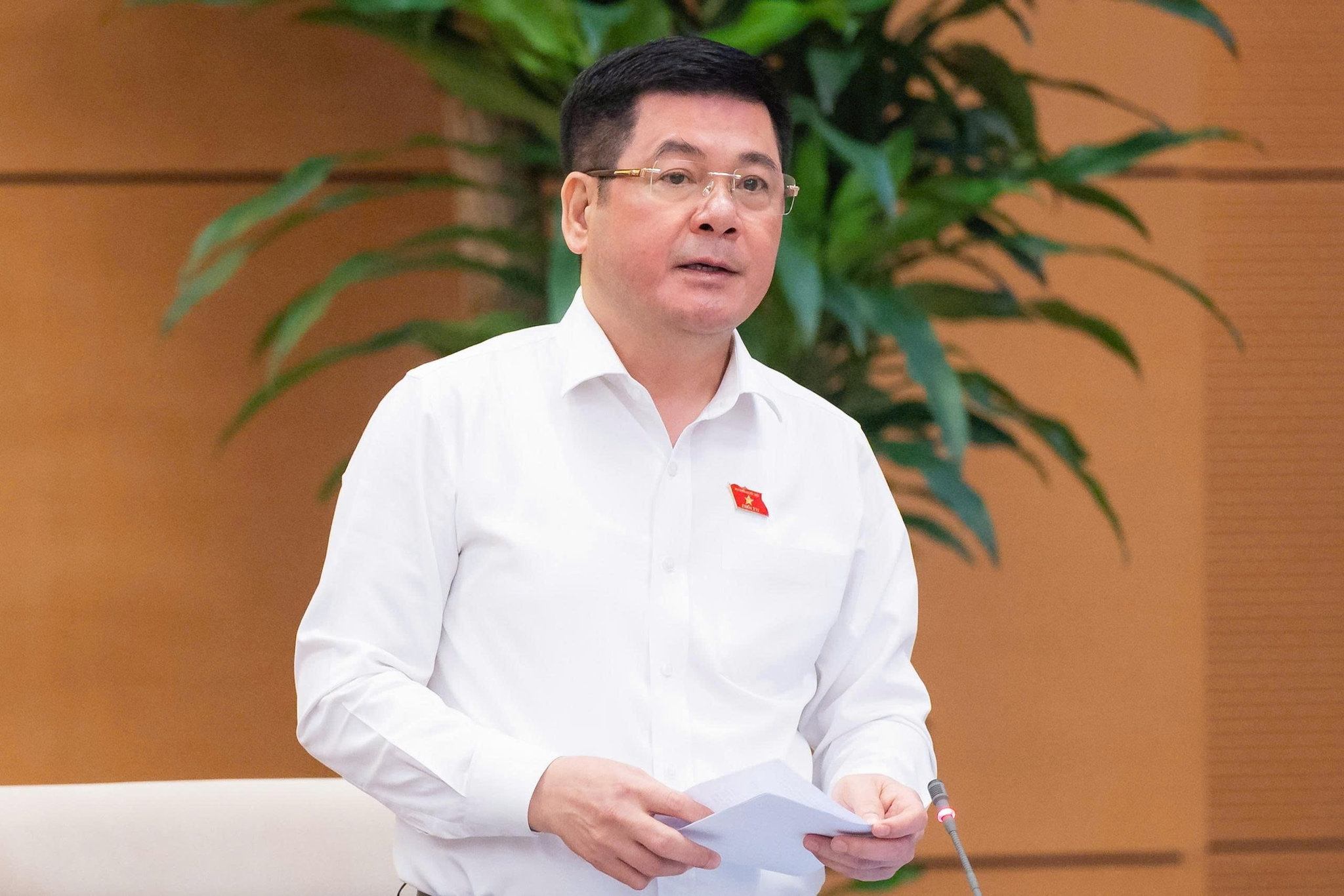 Phó Chủ tịch Quốc hội Nguyễn Hồng Diên điều hành iên họp. Ảnh: media.quochoi.vn