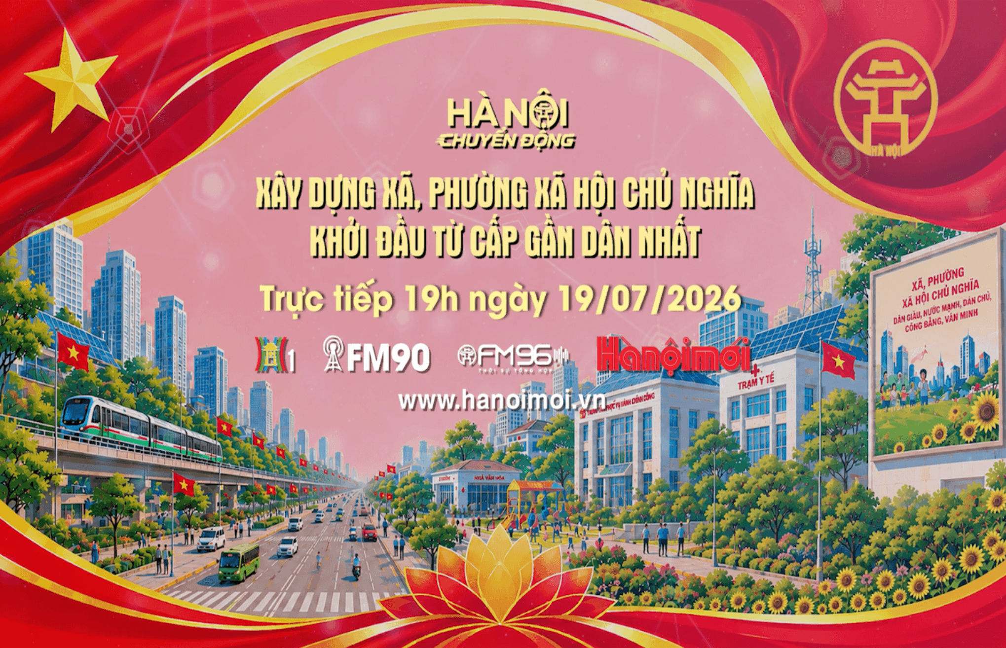 Đón xem "Hà Nội chuyển động" ngày 19-7: Xây dựng xã, phường xã hội chủ nghĩa - Khởi đầu từ cấp gần dân nhất