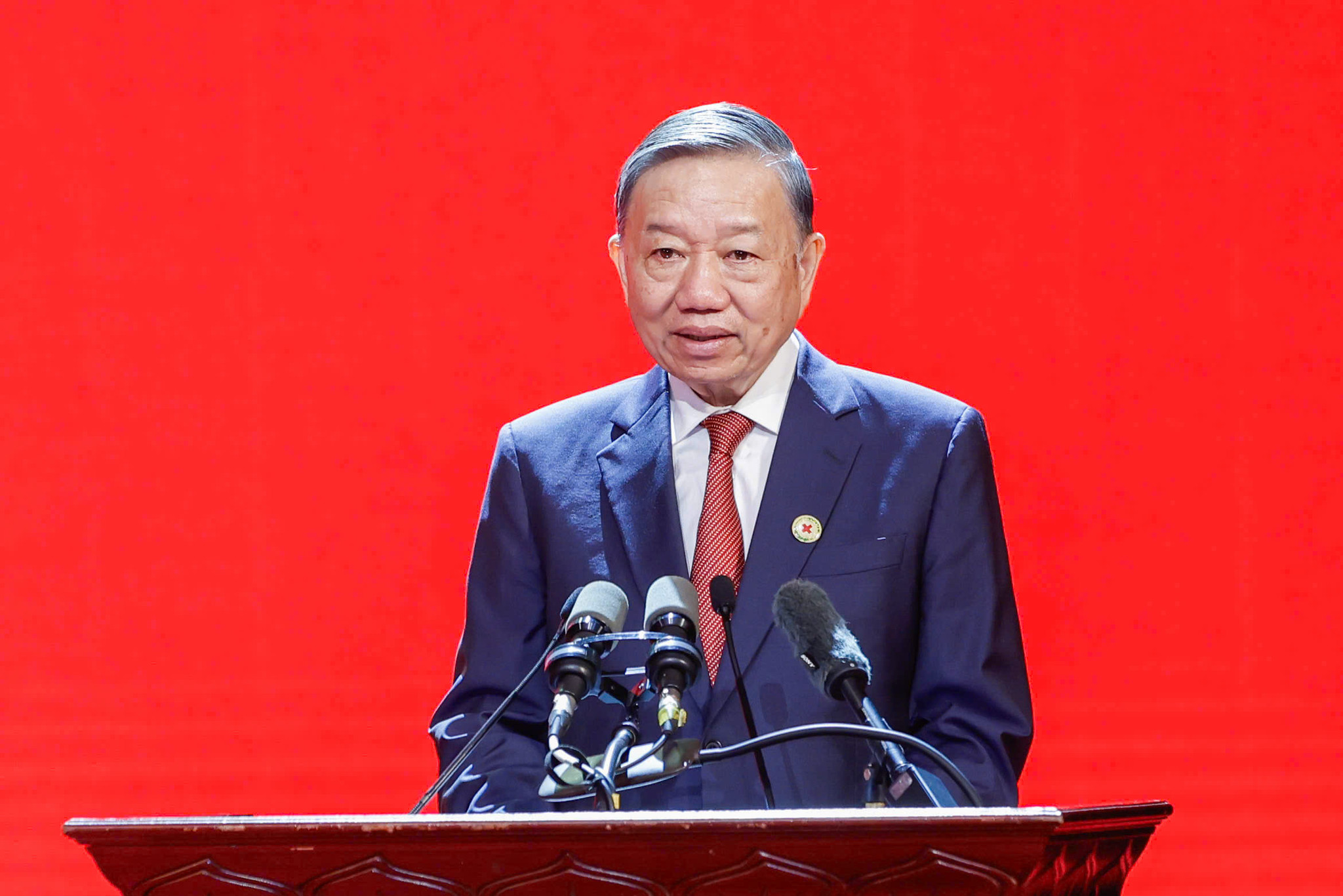 Tổng Bí thư, Chủ tịch nước Tô Lâm phát biểu chỉ đạo tại Đại hội. Ảnh: CTĐVN