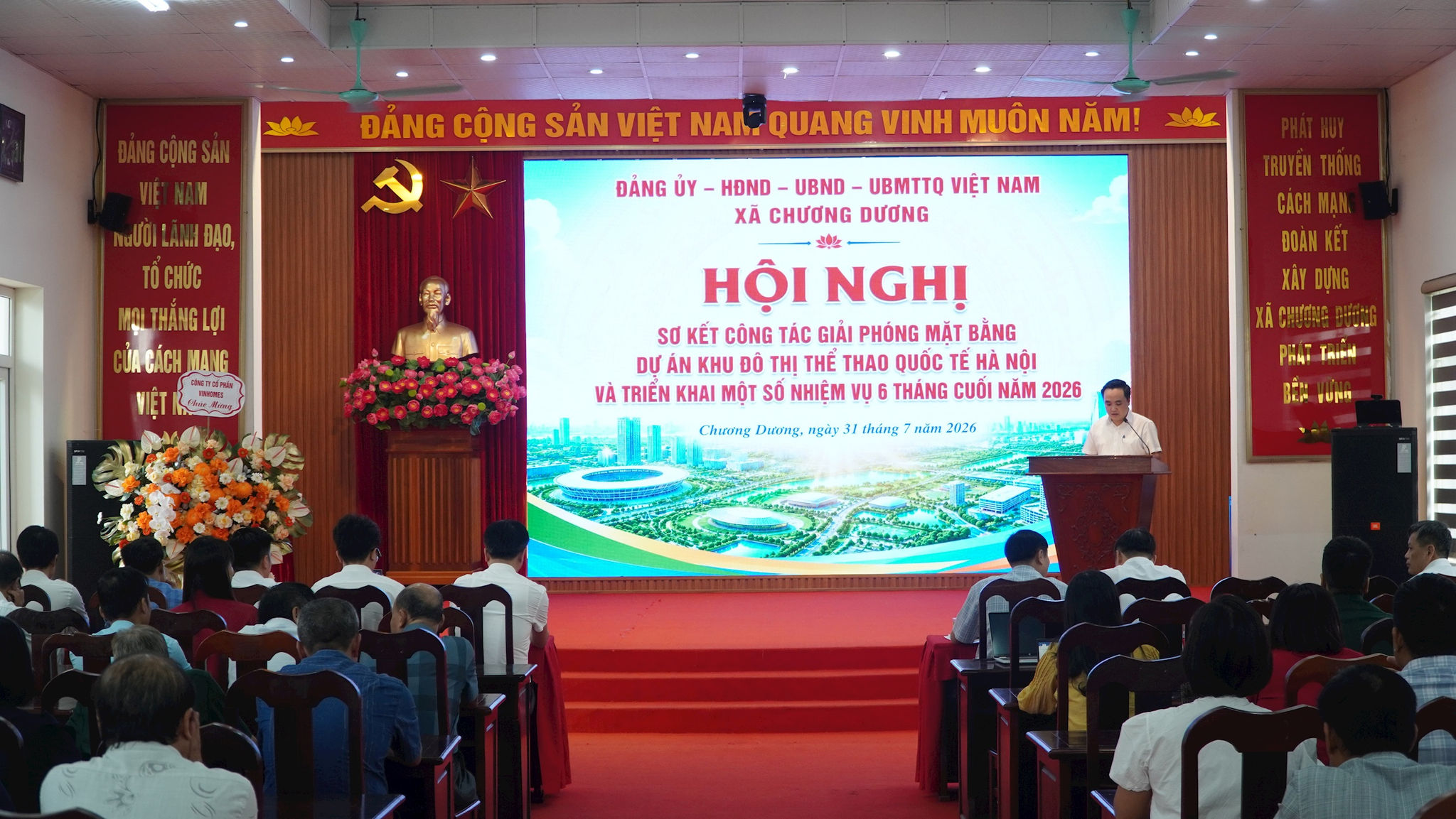 Xã Chương Dương đẩy mạnh thực hiện các nhiệm vụ trọng tâm 6 tháng cuối năm