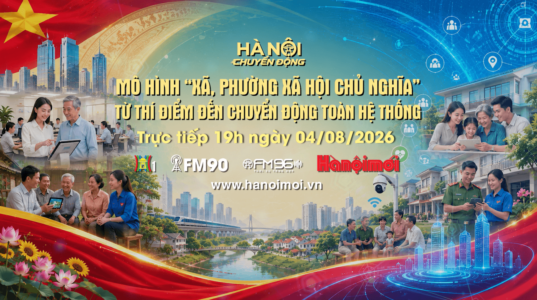 Đón xem "Hà Nội chuyển động" ngày 4-8: Mô hình "Xã, phường xã hội chủ nghĩa" - Từ thí điểm đến chuyển động toàn hệ thống