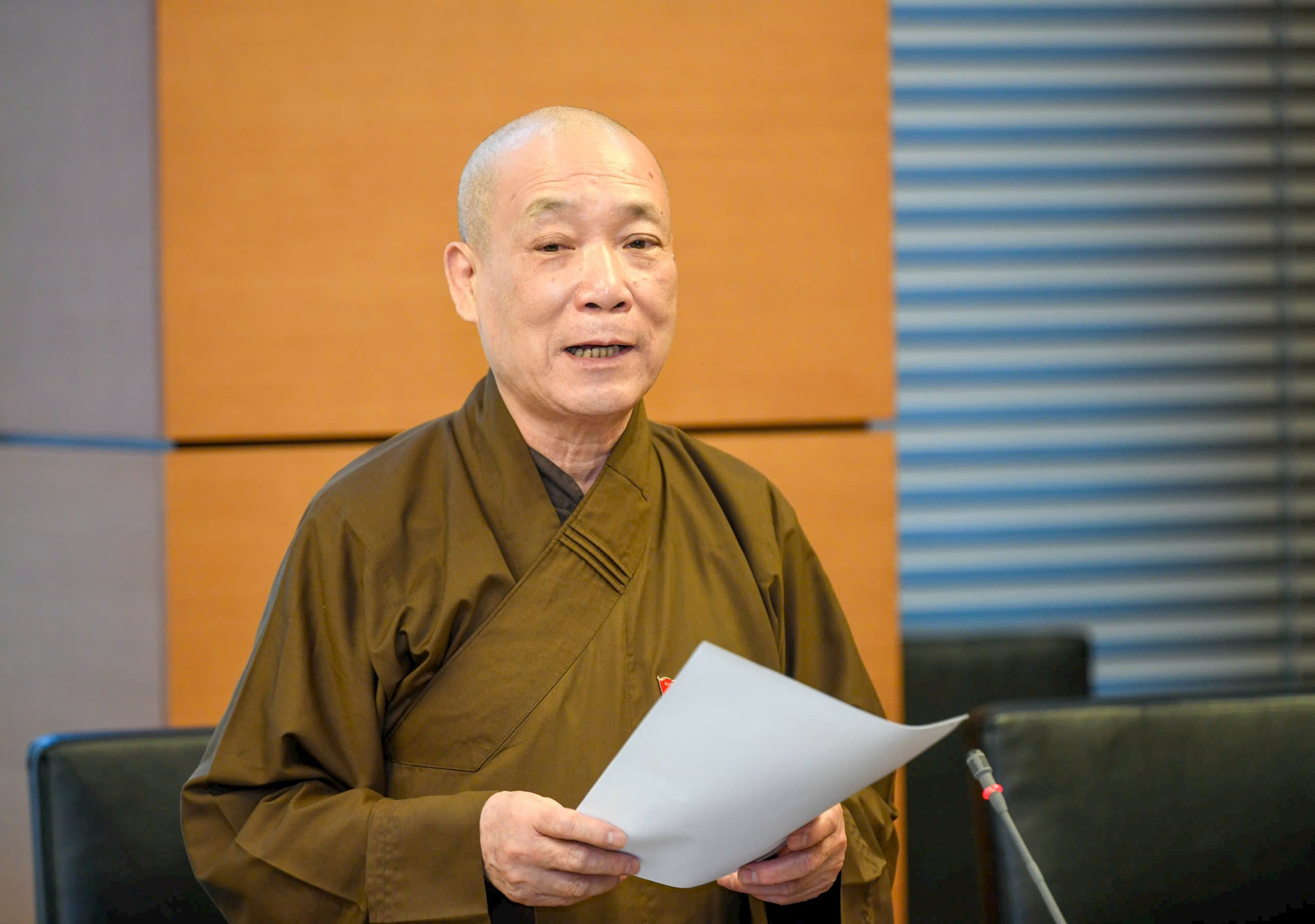 Đại biểu Hòa thượng Thích Bảo Nghiêm. Ảnh: Như Ý