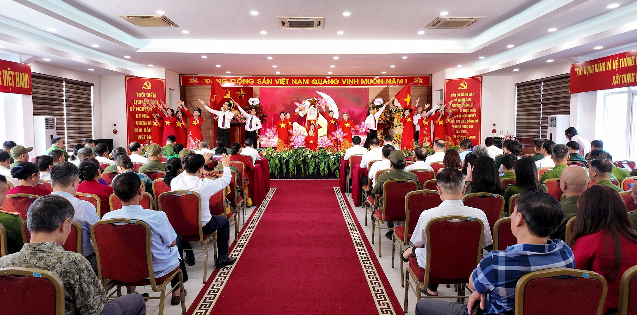 Toàn cảnh Ngày hội toàn dân bảo vệ an ninh Tổ quốc năm 2026 phường Phúc Lợi. Ảnh: Đức Cường