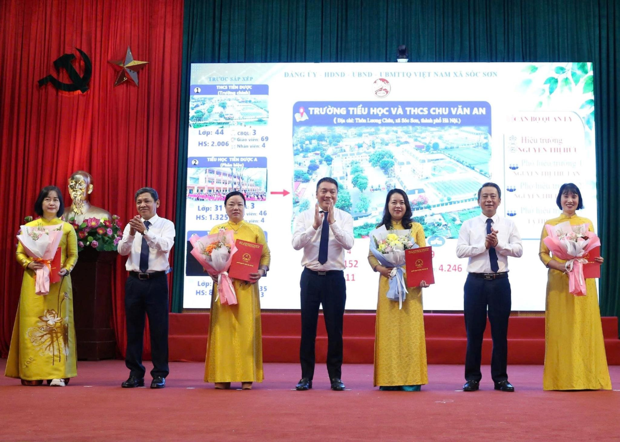 Xã Sóc Sơn công bố thành lập 12 cơ sở giáo dục mới sau sắp xếp