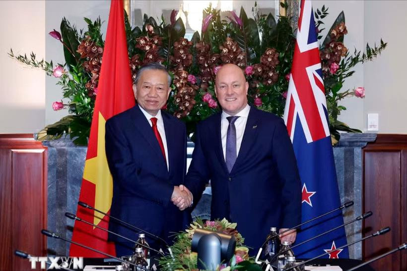 Tổng Bí thư, Chủ tịch nước Tô Lâm hội đàm với Thủ tướng New Zealand Christopher Luxon