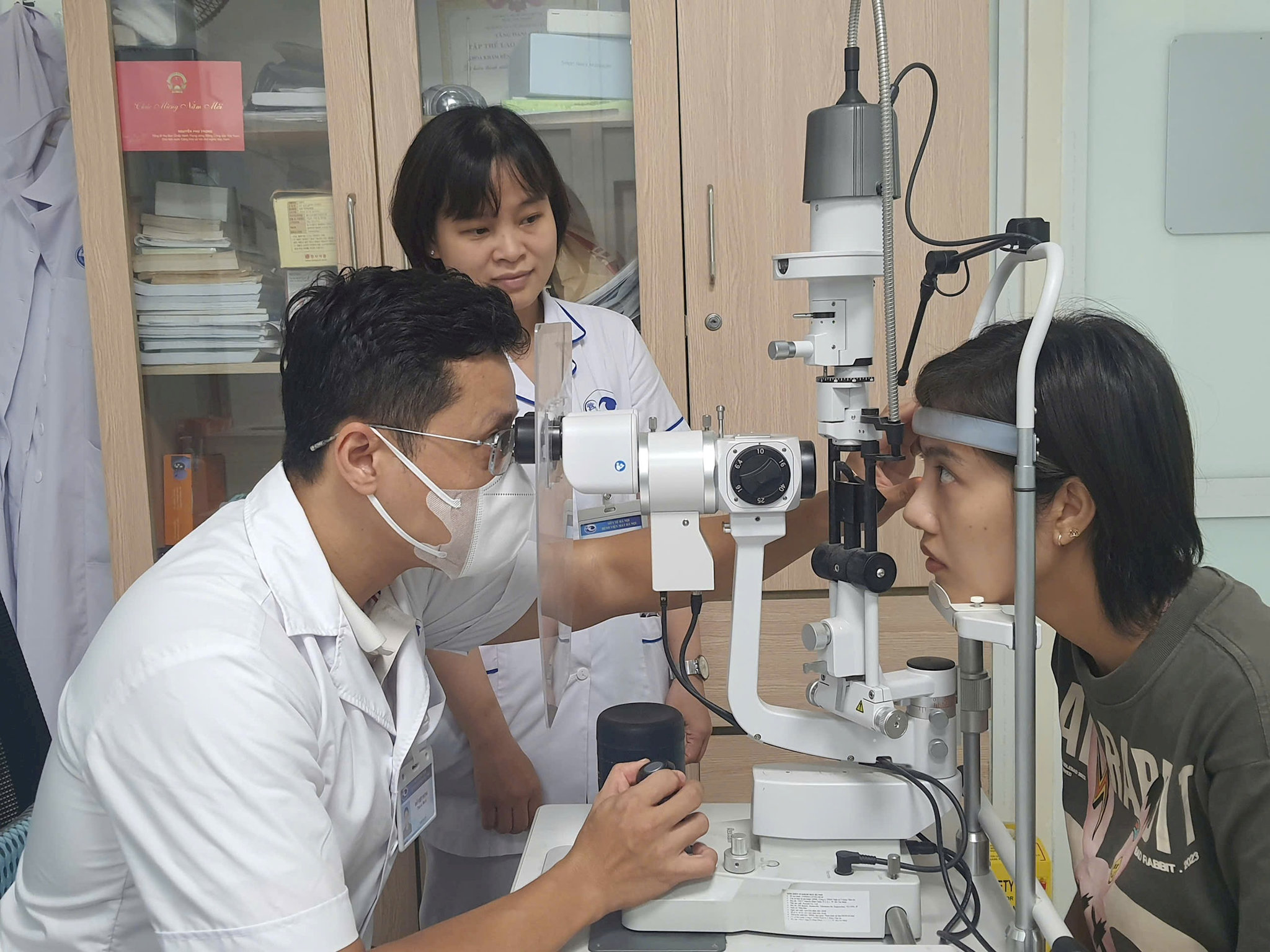 Bệnh viện Mắt Hà Nội đã nâng cấp cơ sở vật chất, trang thiết bị, máy móc để phục vụ người bệnh. Ảnh: Phương Thảo