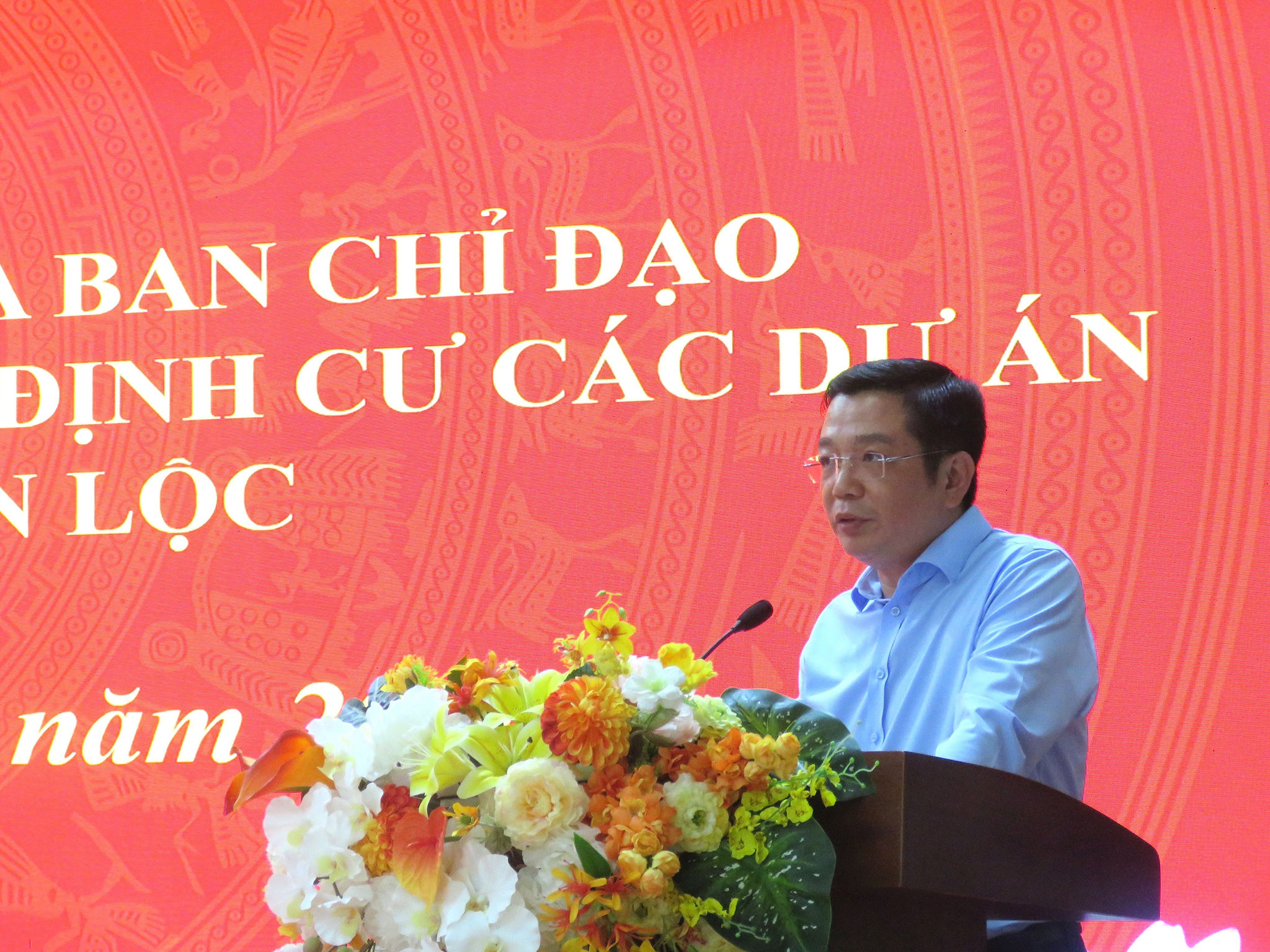 Bí thư Đảng uỷ xã Phạm Xuân Toàn phát biểu chỉ đạo. Ảnh: PV