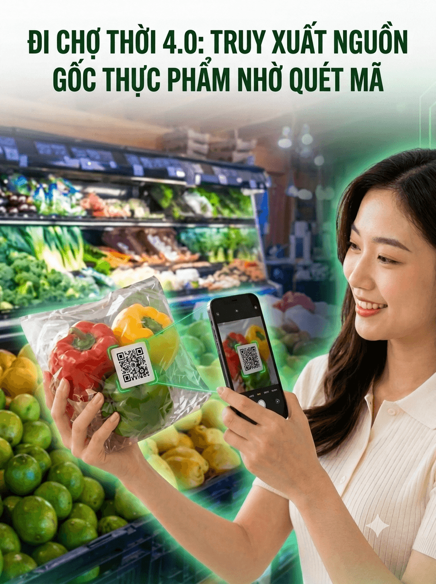 [Podcast] Đi chợ thời 4.0: truy xuất nguồn gốc thực phẩm nhờ quét mã