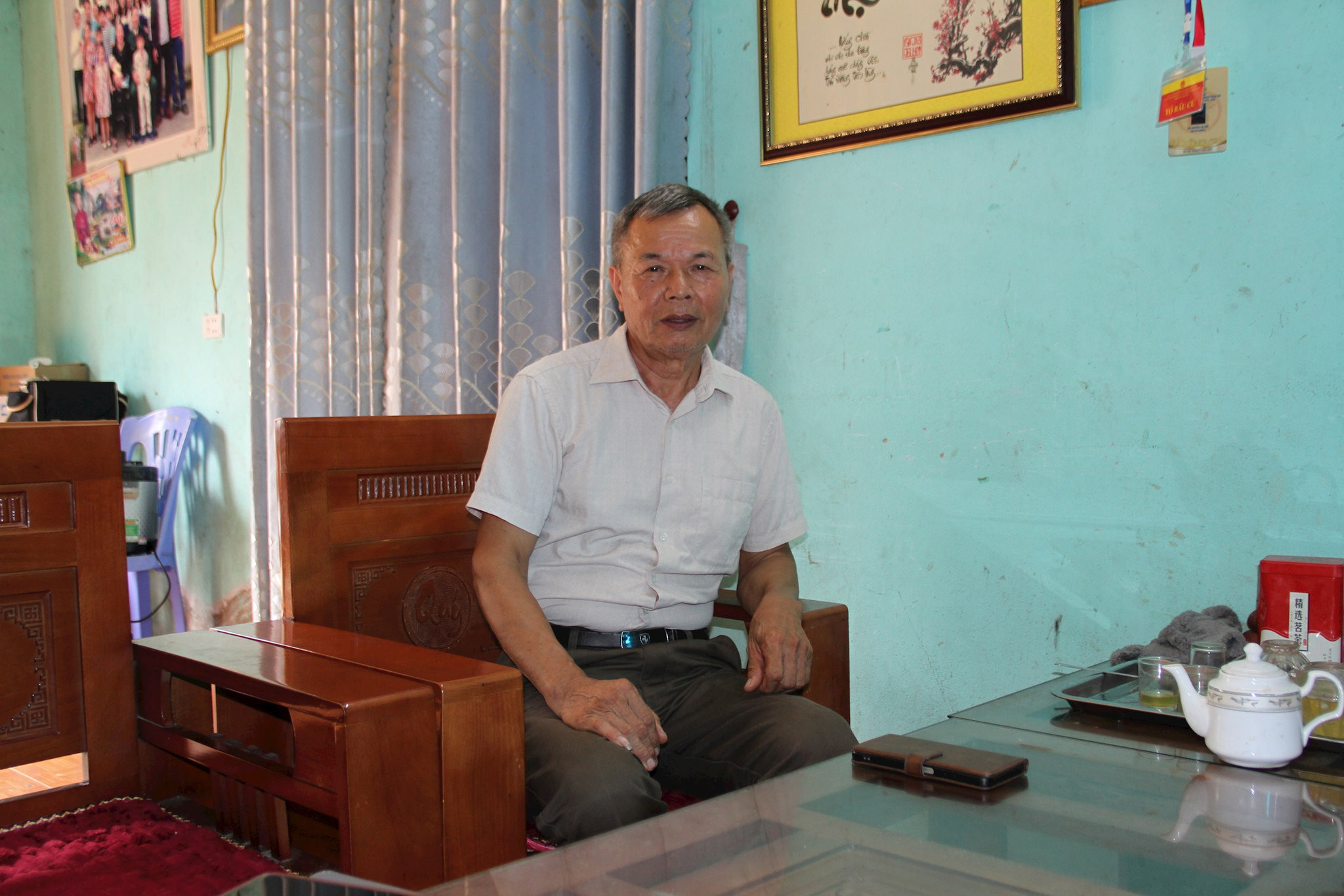 Ông Chu Văn Khoán tâm niệm: 