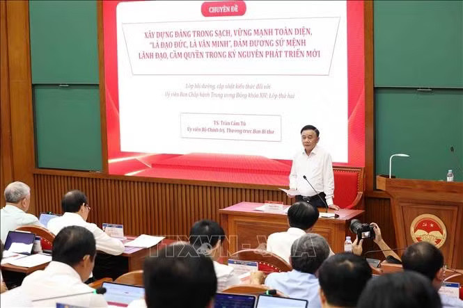 Thường trực Ban Bí thư Trần Cẩm Tú: Tập trung 3 giải pháp đột phá nâng cao năng lực lãnh đạo, cầm quyền của Đảng
