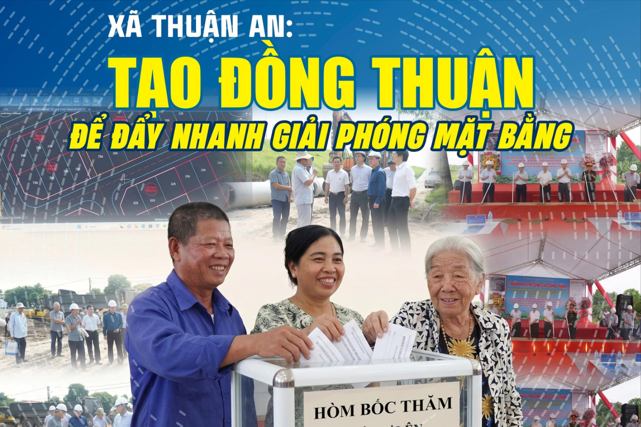Xã Thuận An: Tạo đồng thuận để đẩy nhanh giải phóng mặt bằng
