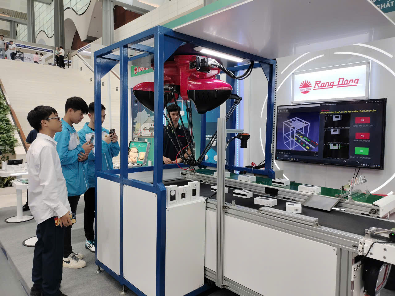 Gian hàng của Công ty CP Rạng Đông tại Techconnect Hà Nội
