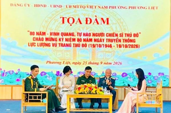 80 năm - vinh quang, tự hào người chiến sĩ Thủ đô