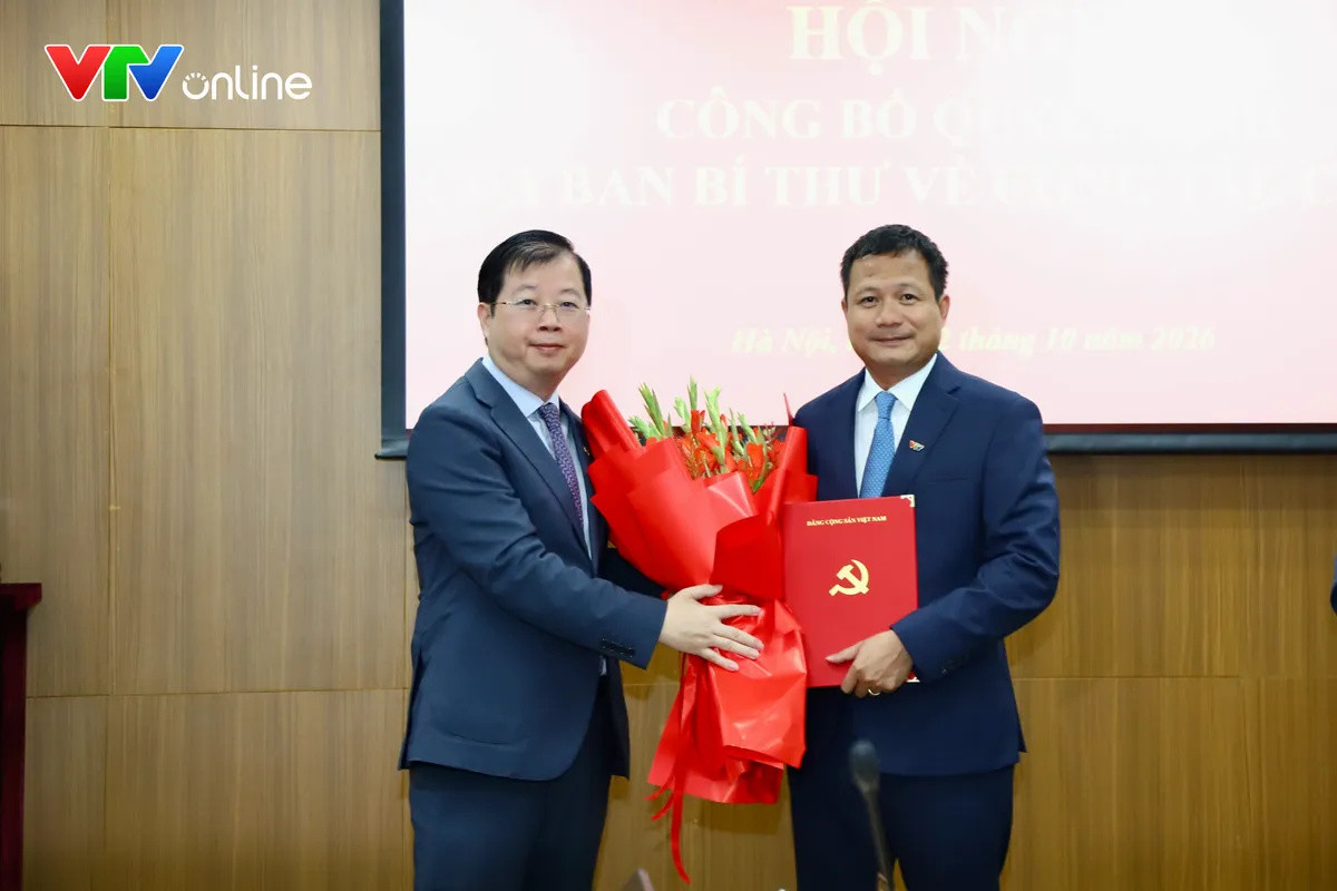 Công bố các quyết định của Ban Bí thư về công tác cán bộ tại Đài Truyền hình Việt Nam - Ảnh 1.